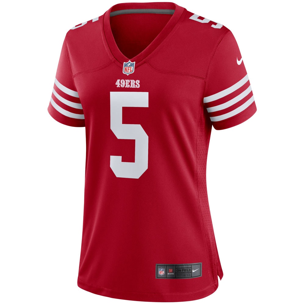 Trey Lance San Francisco 49ers Nike Women’s Player Jersey – Scarlet Clowdercats