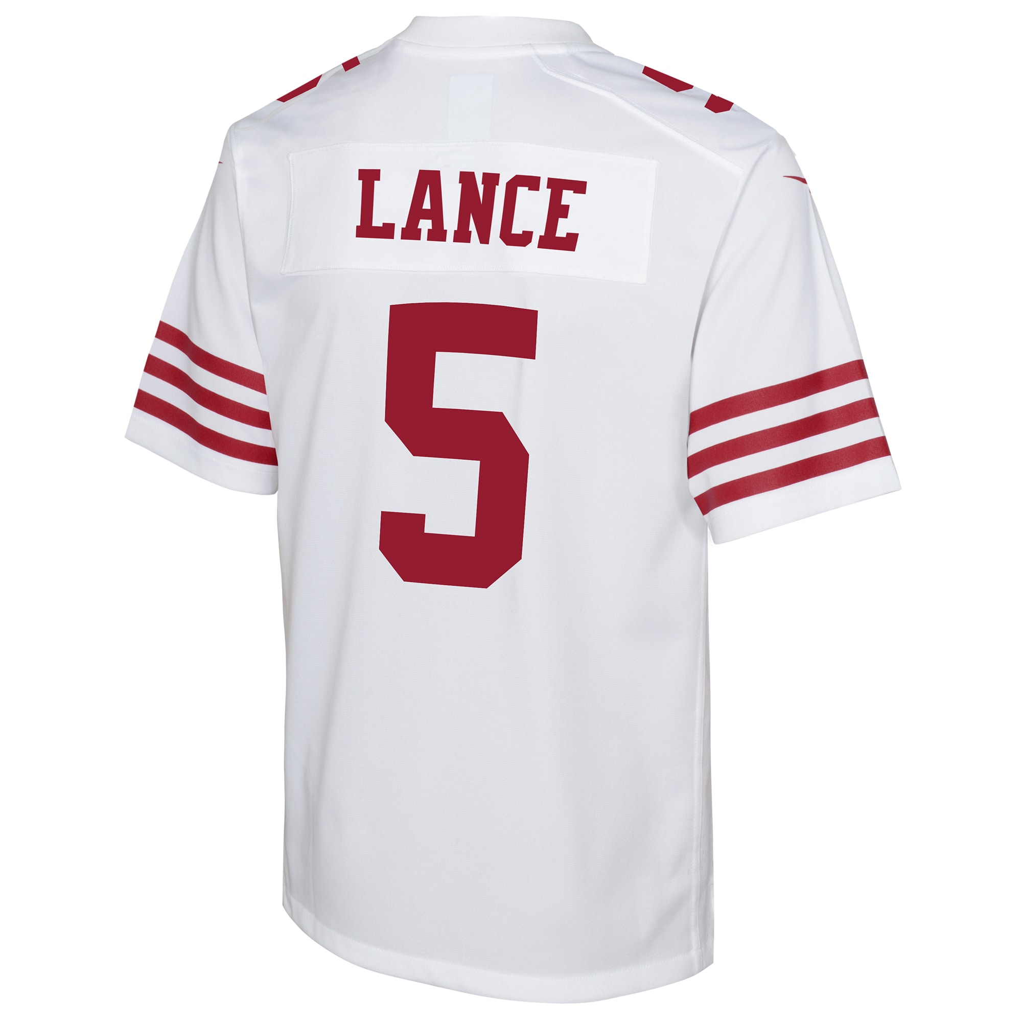 Trey Lance San Francisco 49ers Nike Youth Game Jersey – White Clowdercats