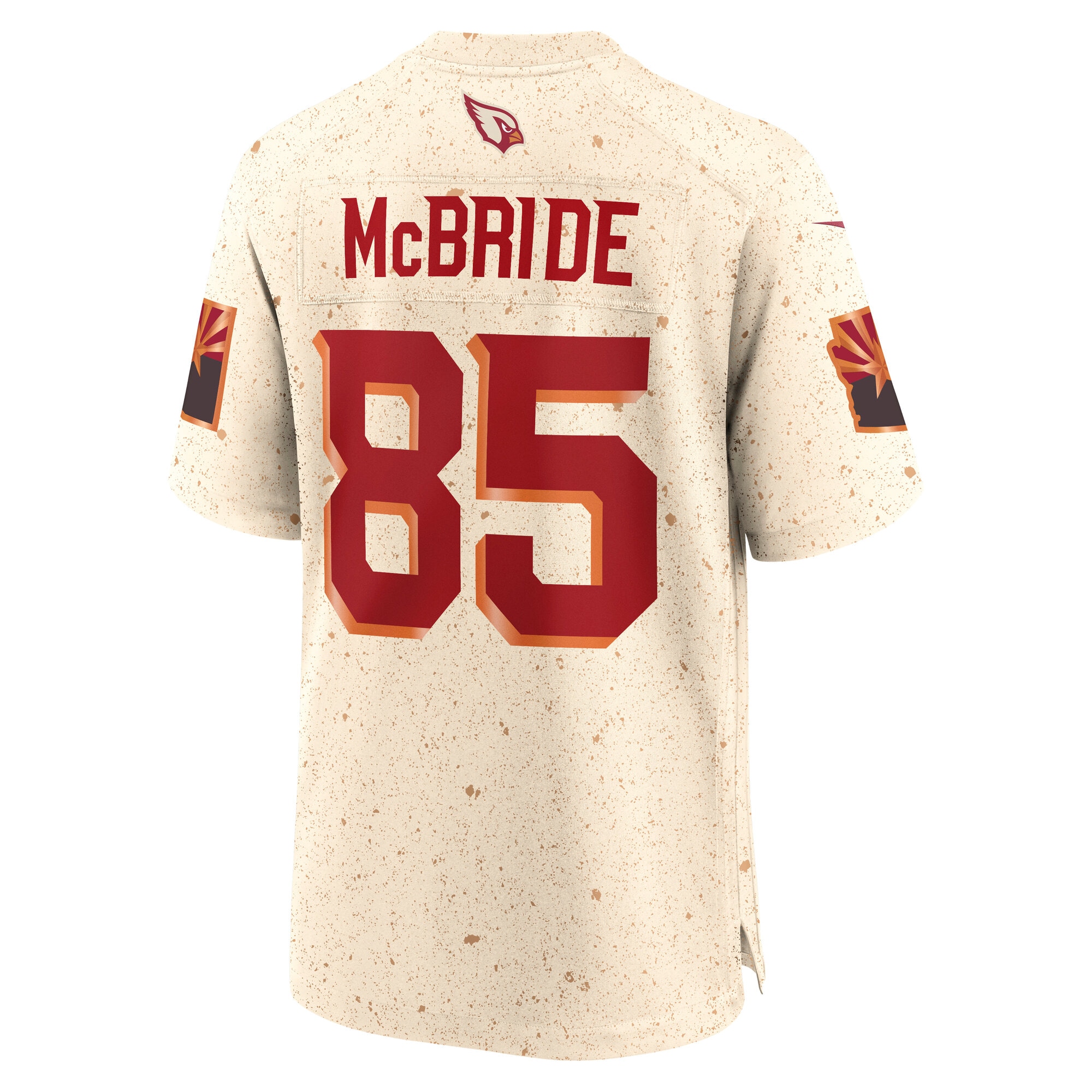 Trey McBride Arizona Cardinals Nike 2025 Rivalries Collection Game Jersey – Natural