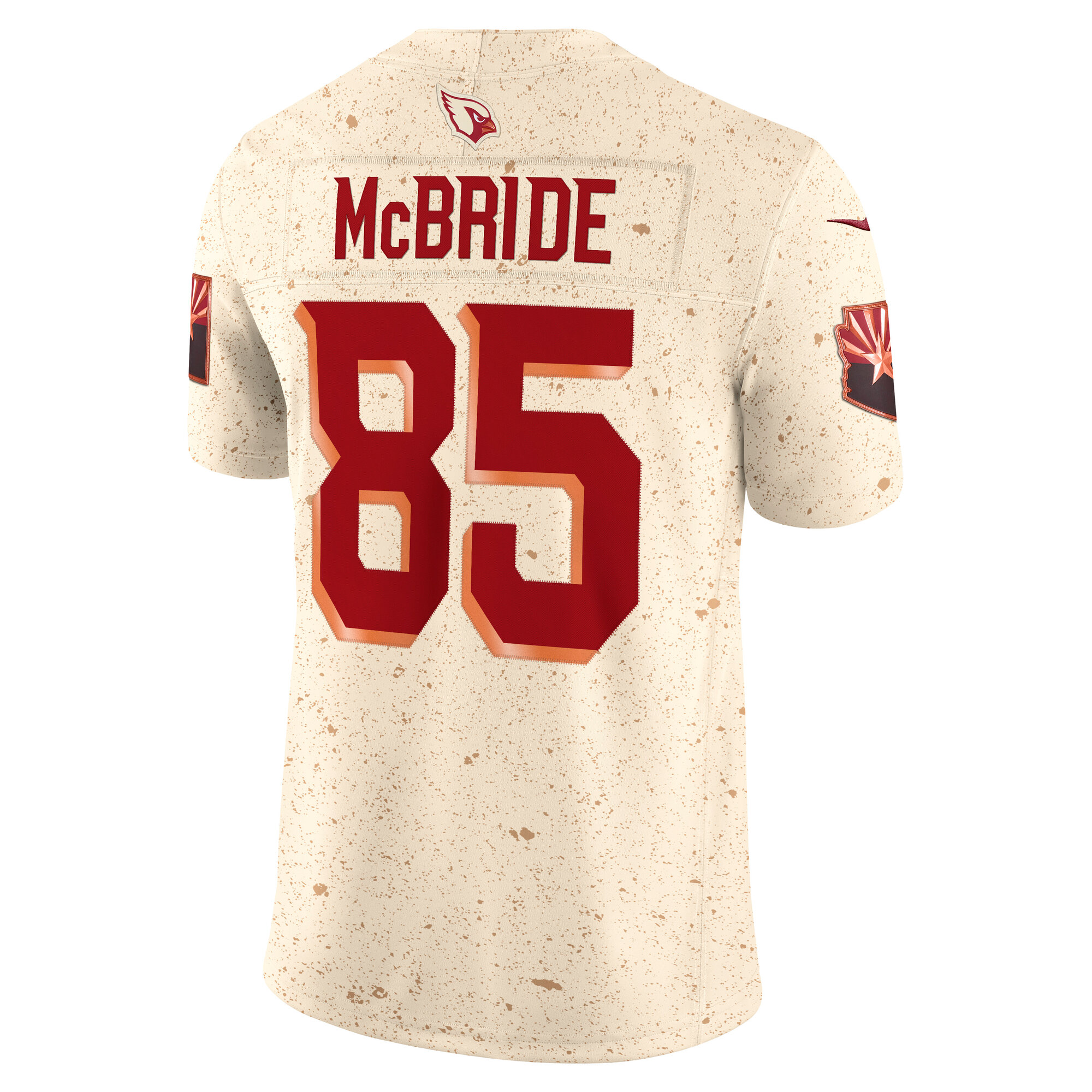 Trey McBride Arizona Cardinals Nike 2025 Rivalries Collection Limited Jersey – Natural Clowdercats