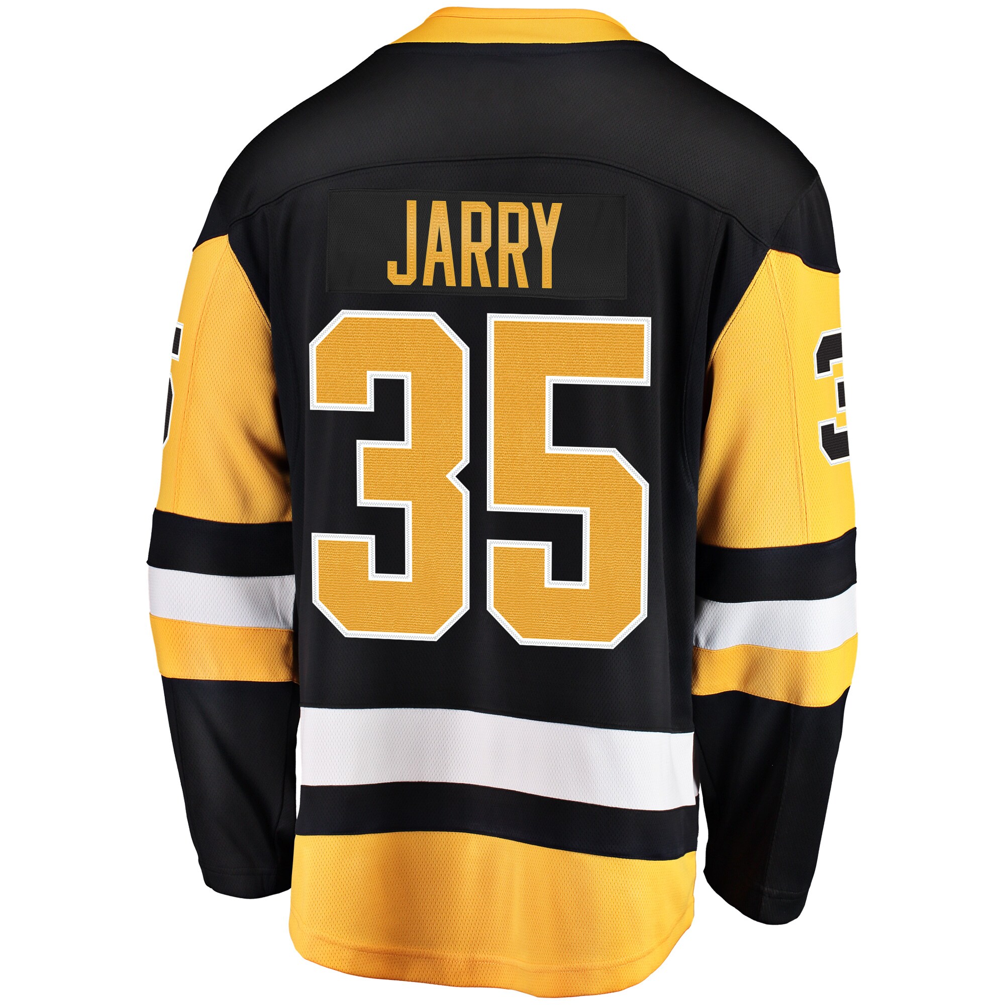 Tristan Jarry Pittsburgh Penguins Fanatics Home Breakaway Player Jersey – Black Clowdercats
