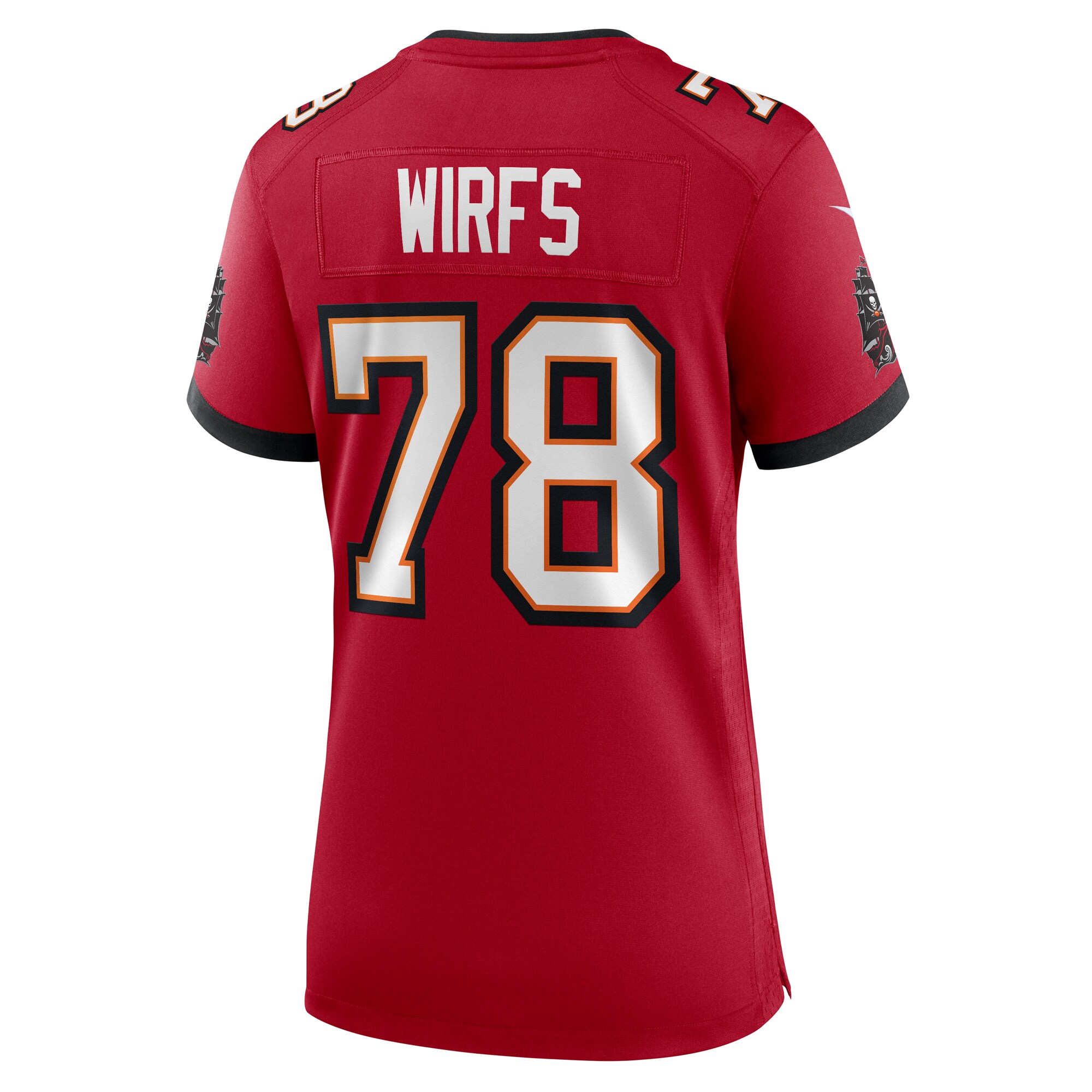 Tristan Wirfs Tampa Bay Buccaneers Nike Women’s Team Game Jersey – Red Clowdercats