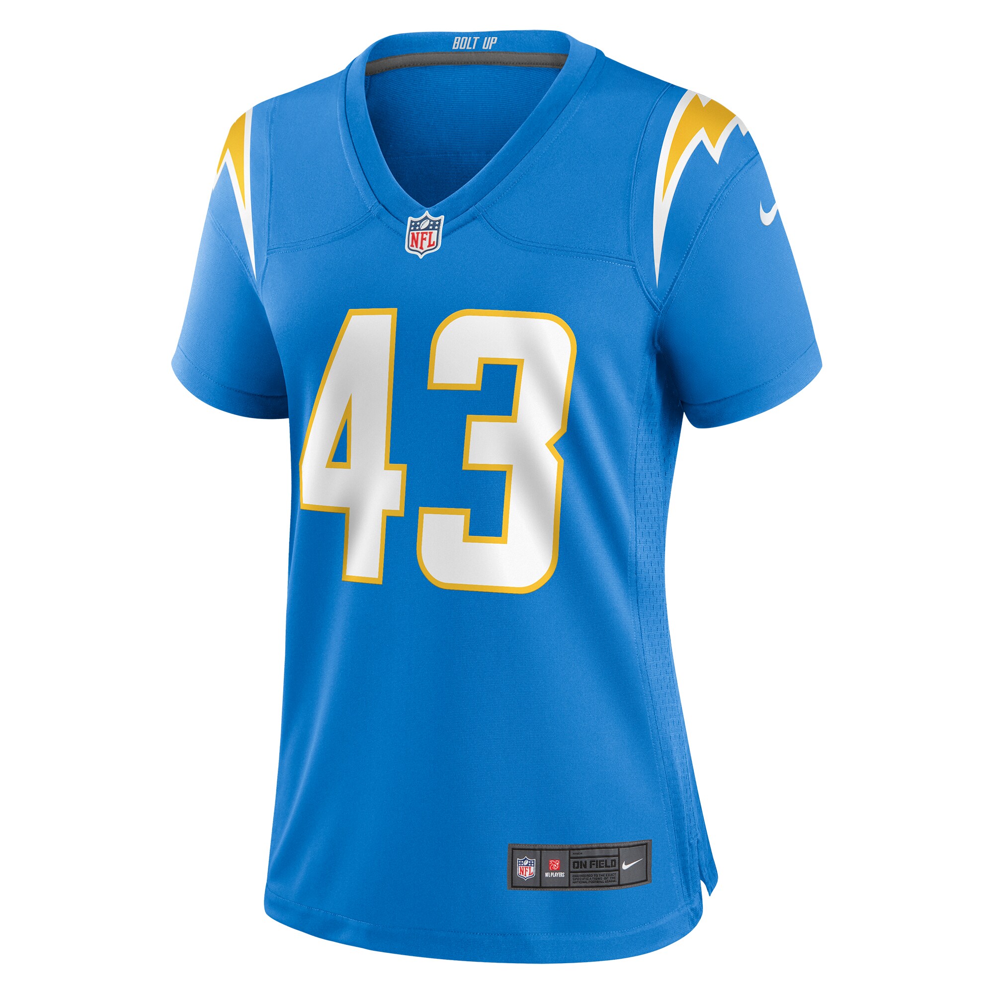 Troy Dye Los Angeles Chargers Nike Women’s Game Jersey – Powder Blue Clowdercats