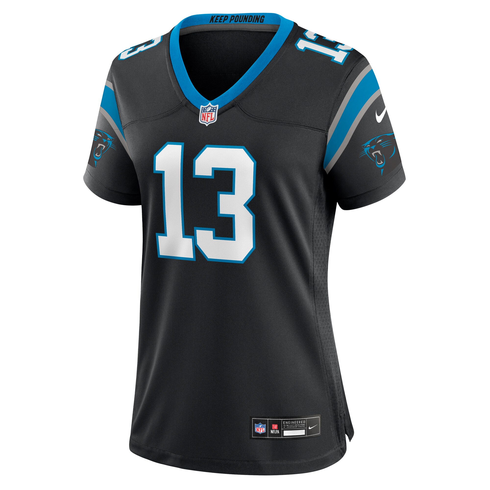Troy Hill Carolina Panthers Nike Women’s Team Game Jersey – Black Clowdercats