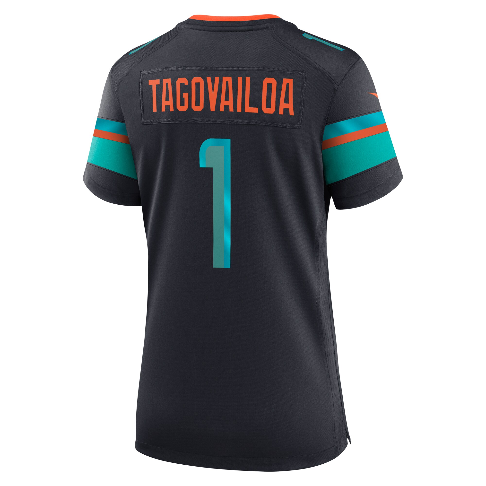 Tua Tagovailoa Miami Dolphins Nike Women’s 2025 Rivalries Collection Game Jersey – Pitch Blue Clowdercats