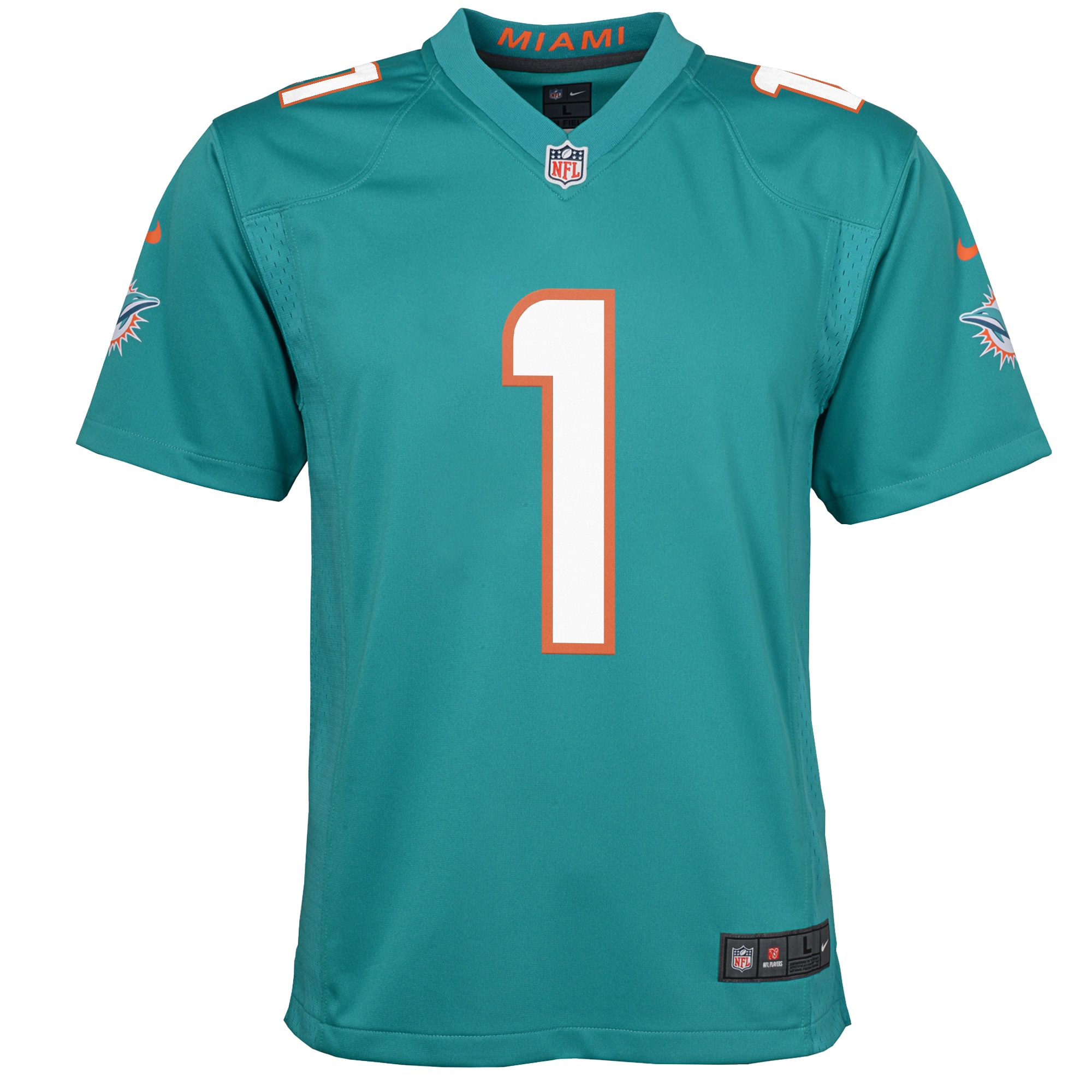 Tua Tagovailoa Miami Dolphins Nike Youth Game Jersey – Aqua Clowdercats