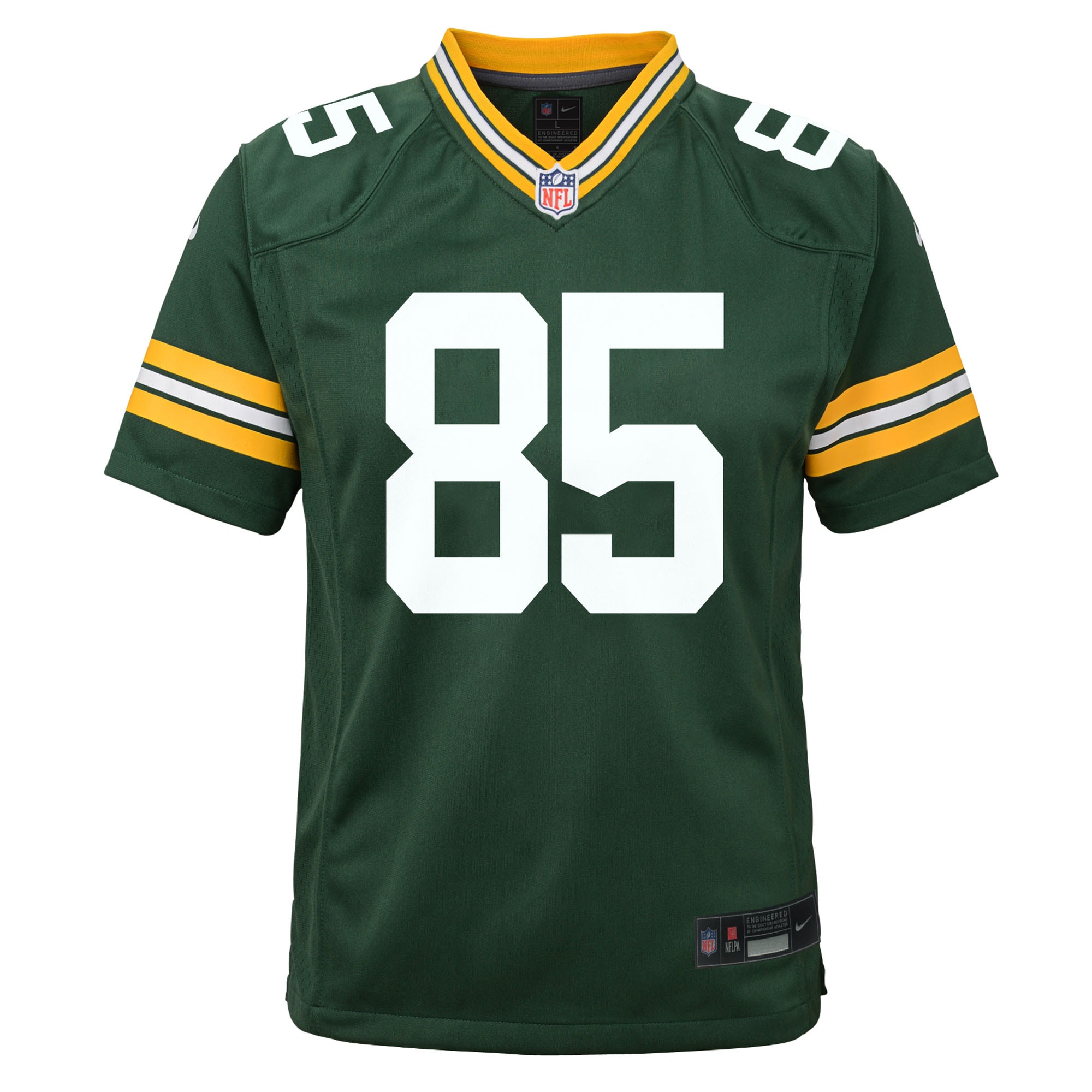 Tucker Kraft Green Bay Packers Nike Youth Team Game Jersey – Green Clowdercats