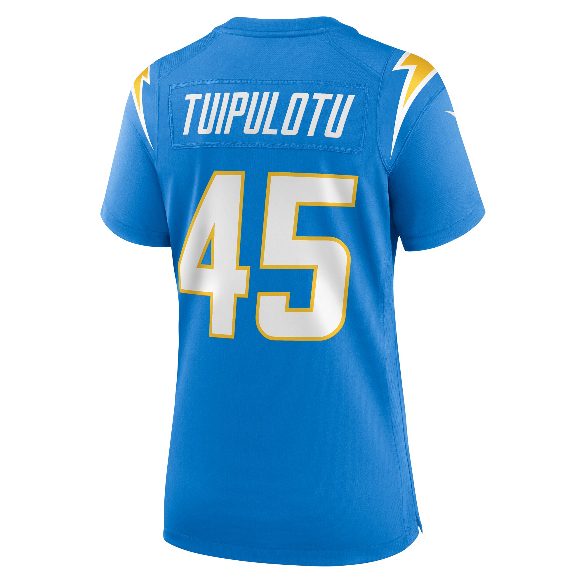 Tuli Tuipulotu Los Angeles Chargers Nike Women’s Team Game Jersey – Powder Blue Clowdercats