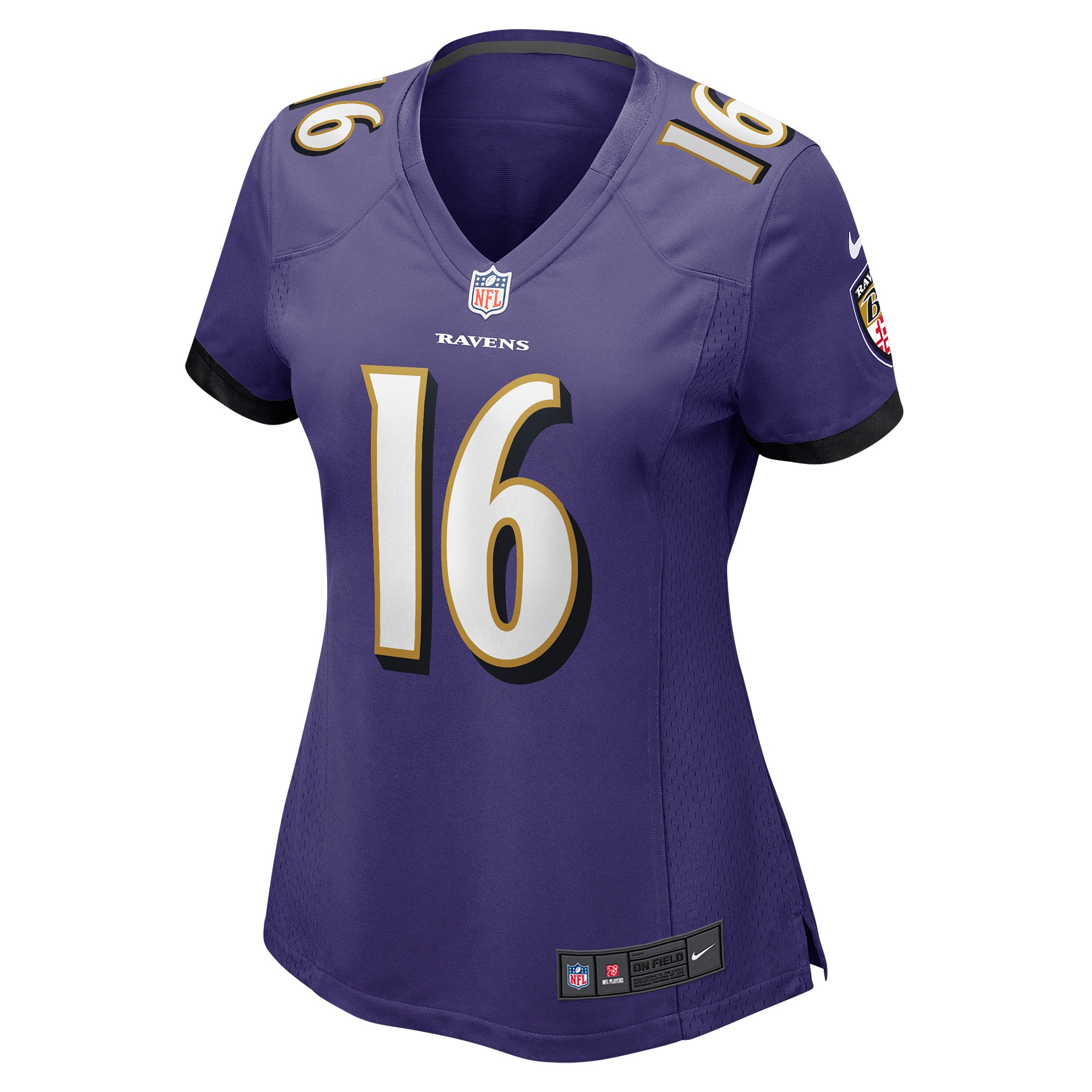 Tylan Wallace Baltimore Ravens Nike Women’s Game Jersey – Purple Clowdercats