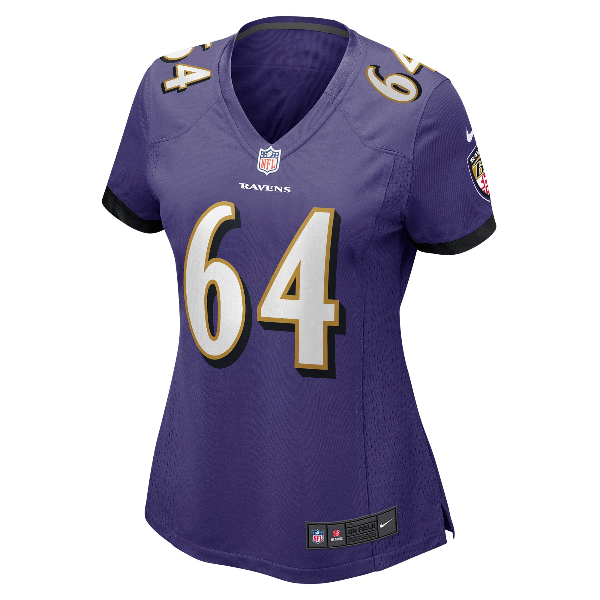Tyler Linderbaum Baltimore Ravens Nike Women’s Player Game Jersey – Purple Clowdercats