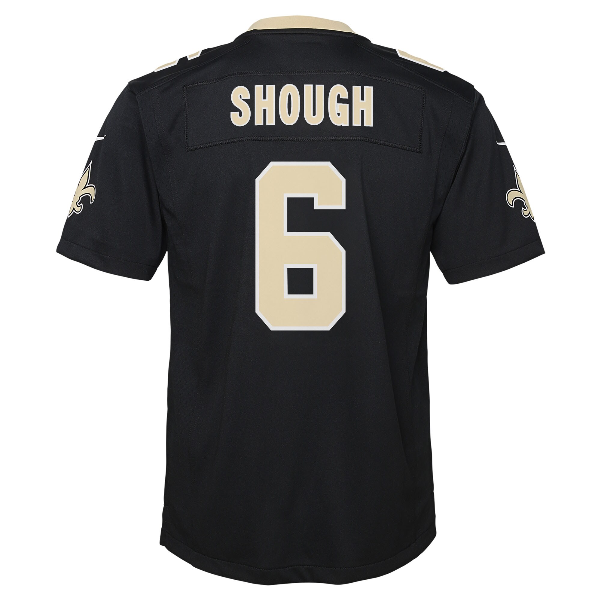 Tyler Shough New Orleans Saints Nike Youth Team Game Jersey – Black Clowdercats