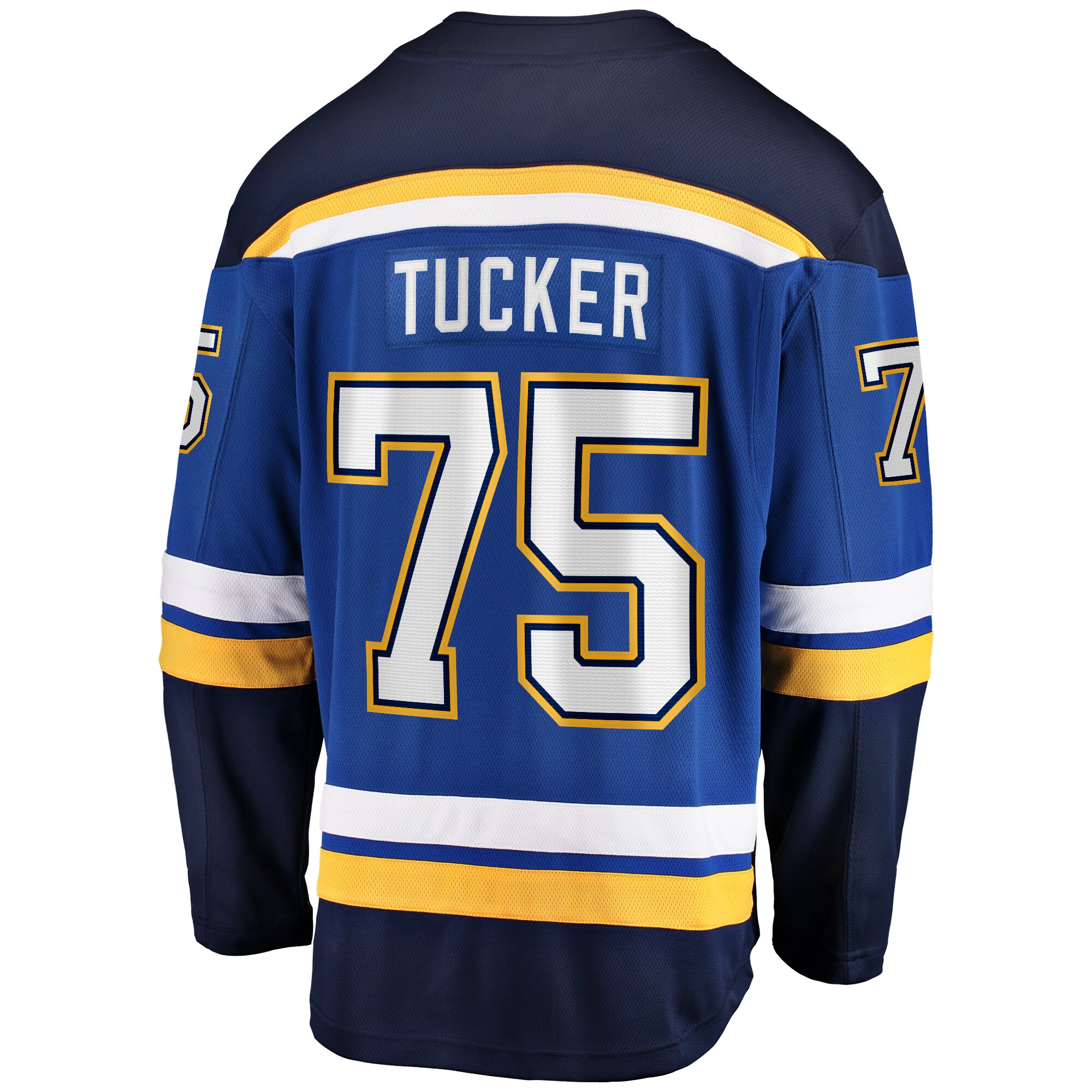 Tyler Tucker St. Louis Blues Fanatics Home Premier Breakaway Player Jersey – Blue Clowdercats