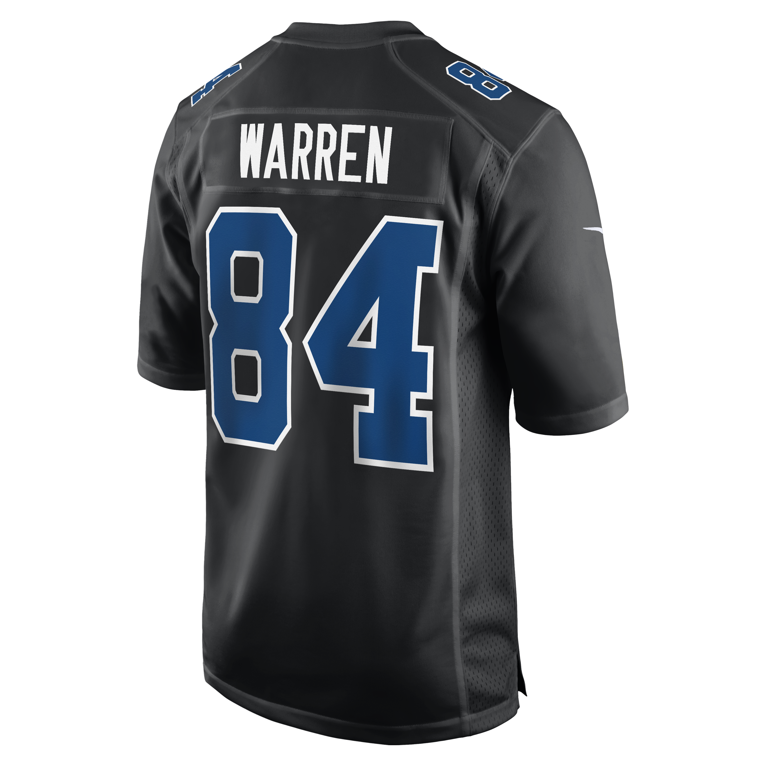 Tyler Warren Indianapolis Colts Nike Fashion Game Jersey – Carbon Black Clowdercats