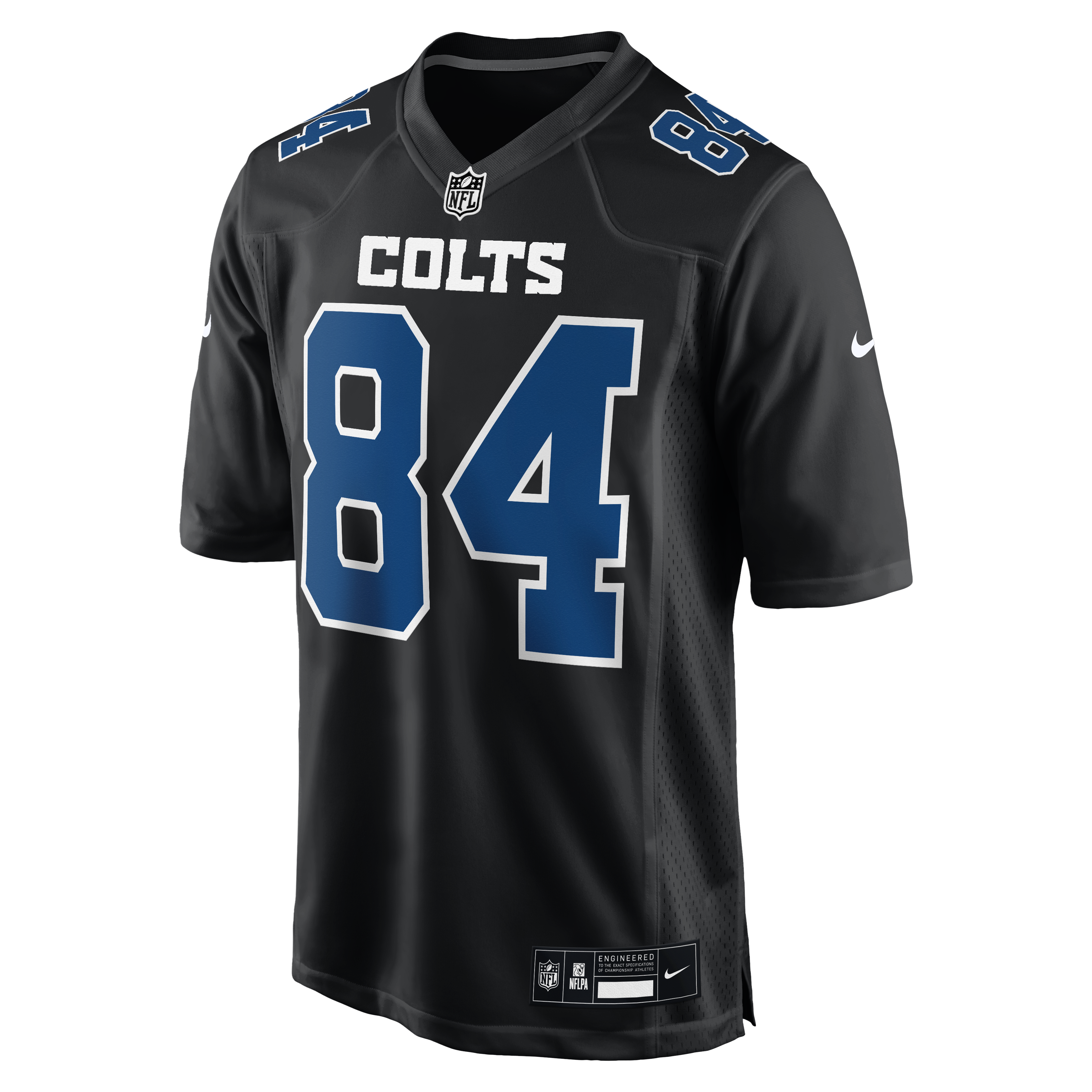 Tyler Warren Indianapolis Colts Nike Fashion Game Jersey – Carbon Black Clowdercats