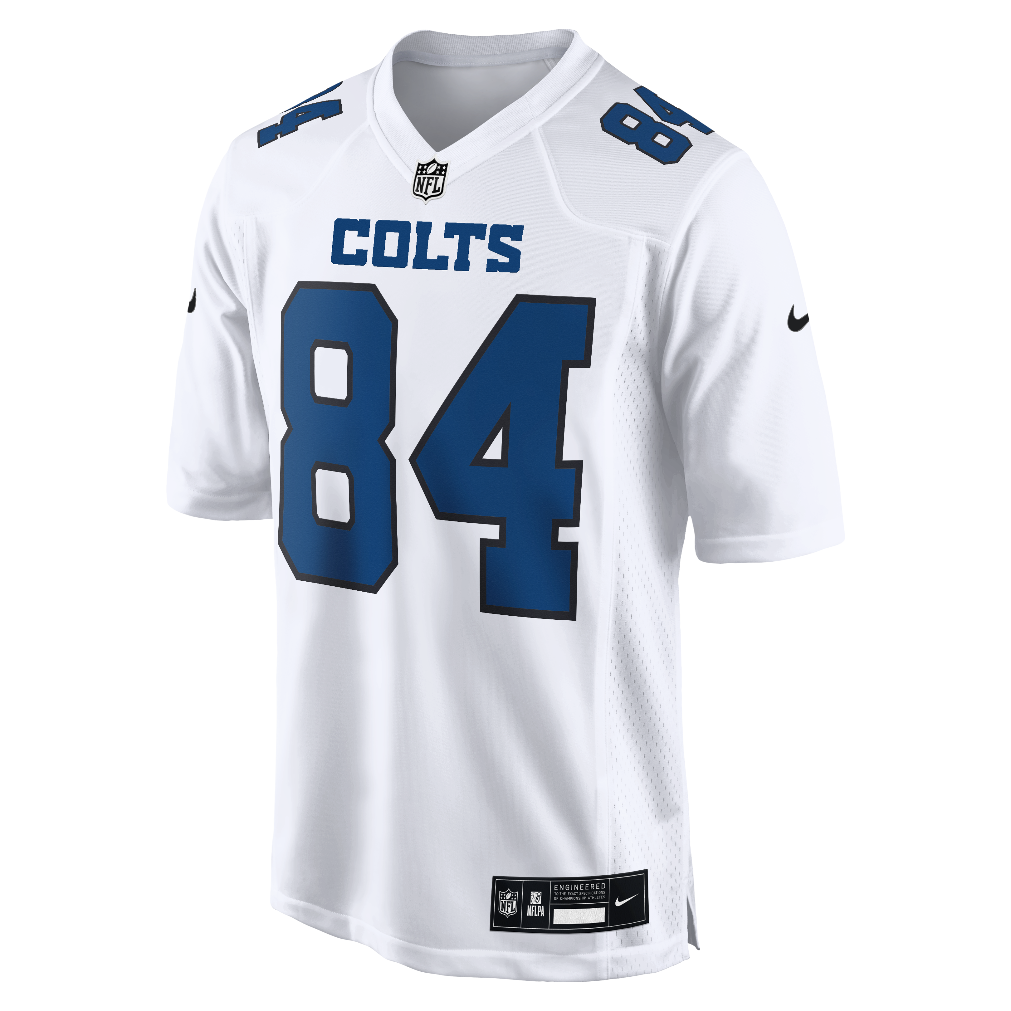 Tyler Warren Indianapolis Colts Nike Fashion Game Jersey – Tundra White Clowdercats