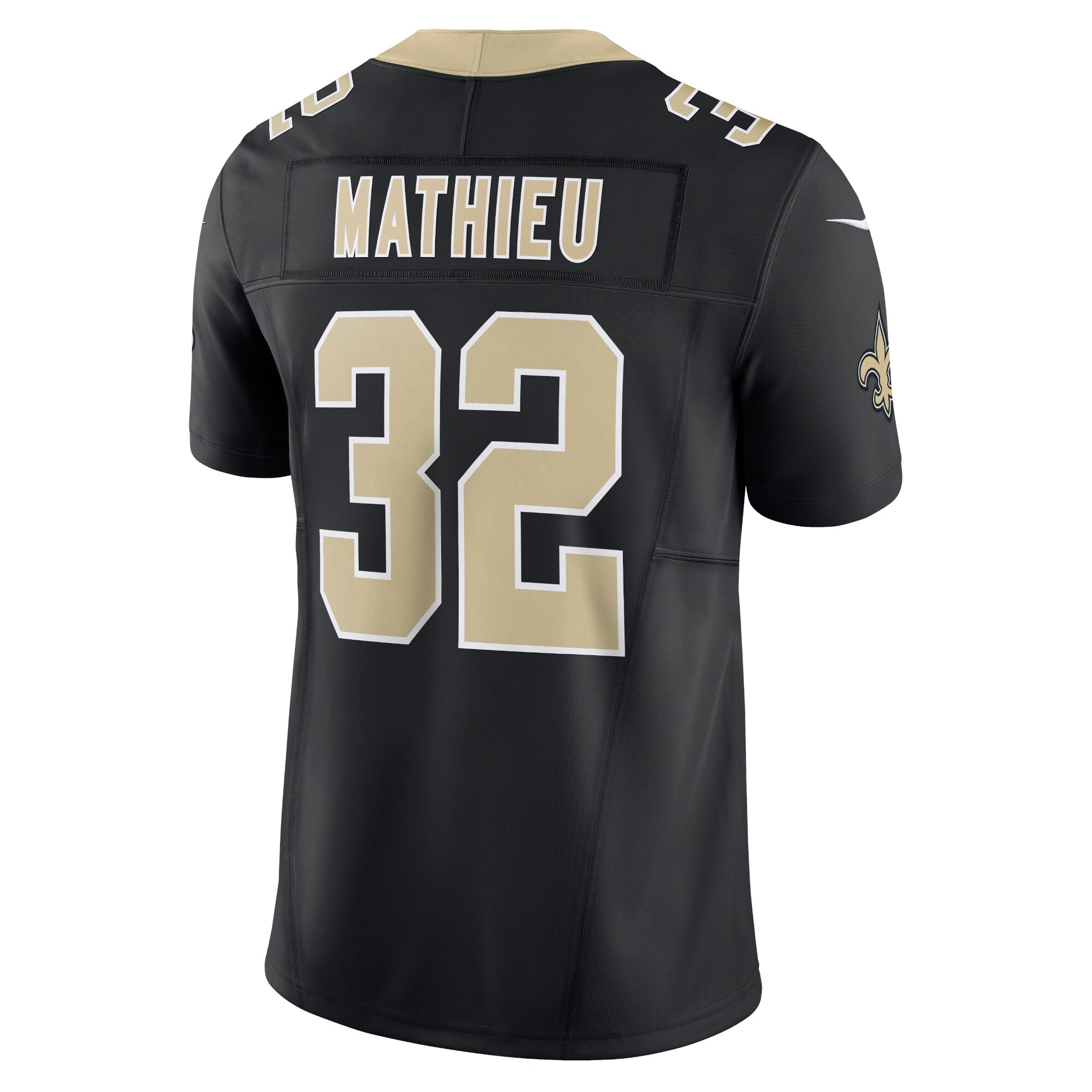 Tyrann Mathieu New Orleans Saints Nike Vapor F.U.S.E. Limited Jersey – Black Clowdercats