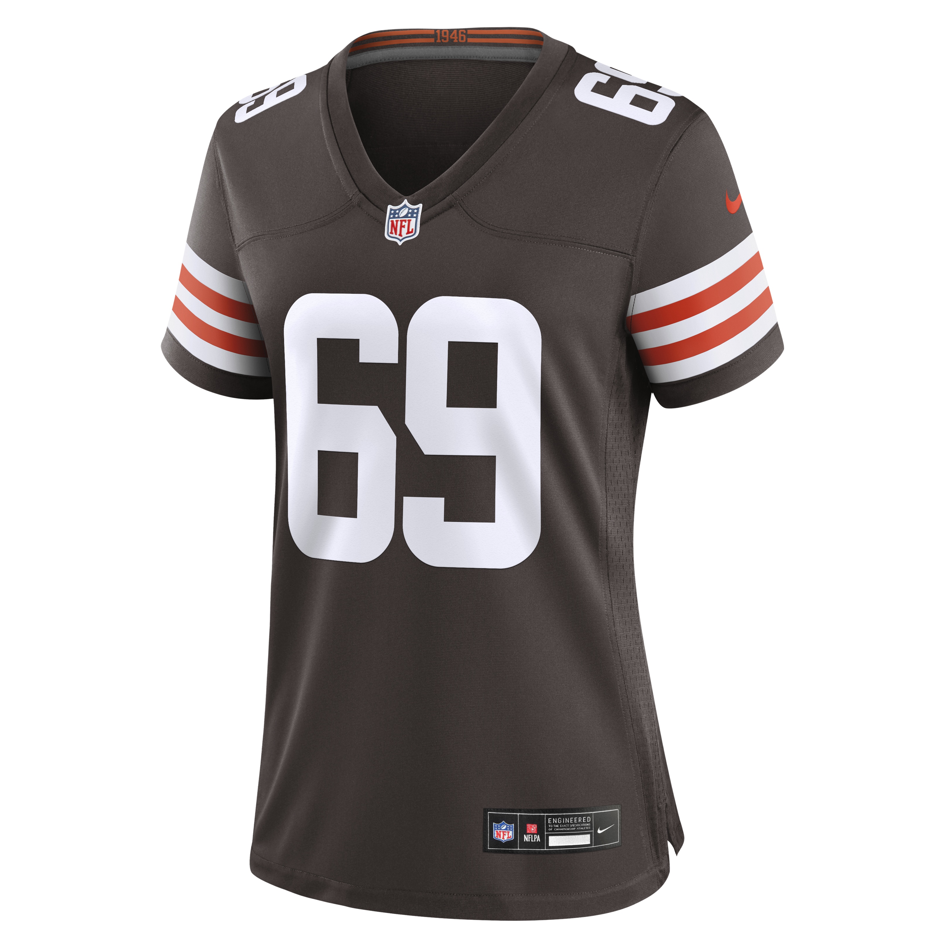 Tyre Phillips Cleveland Browns Nike Women’s Team Game Jersey – Brown Clowdercats