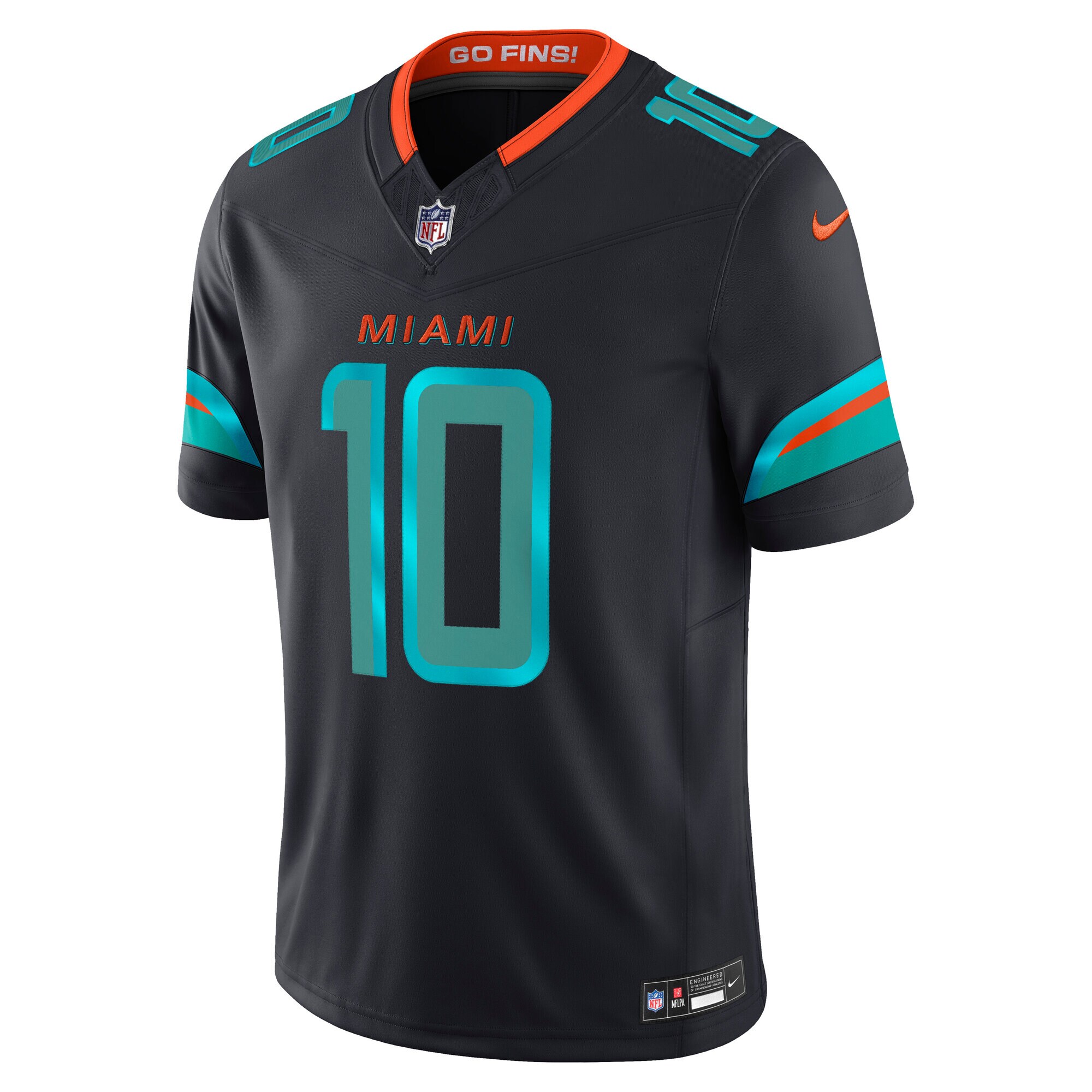 Tyreek Hill Miami Dolphins Nike 2025 Rivalries Collection Limited Jersey – Pitch Blue Clowdercats