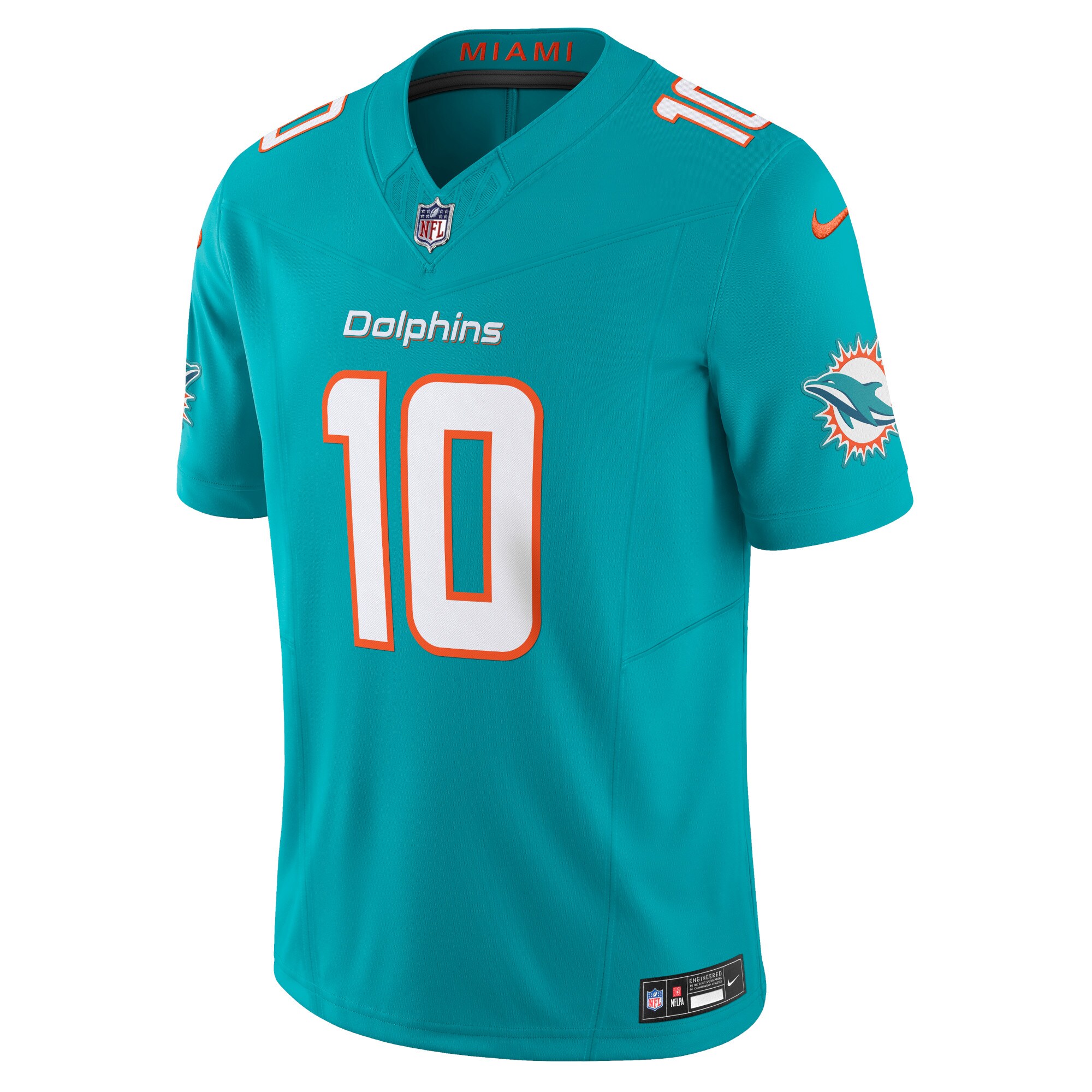 Tyreek Hill Miami Dolphins Nike Vapor F.U.S.E. Limited Jersey – Aqua Clowdercats