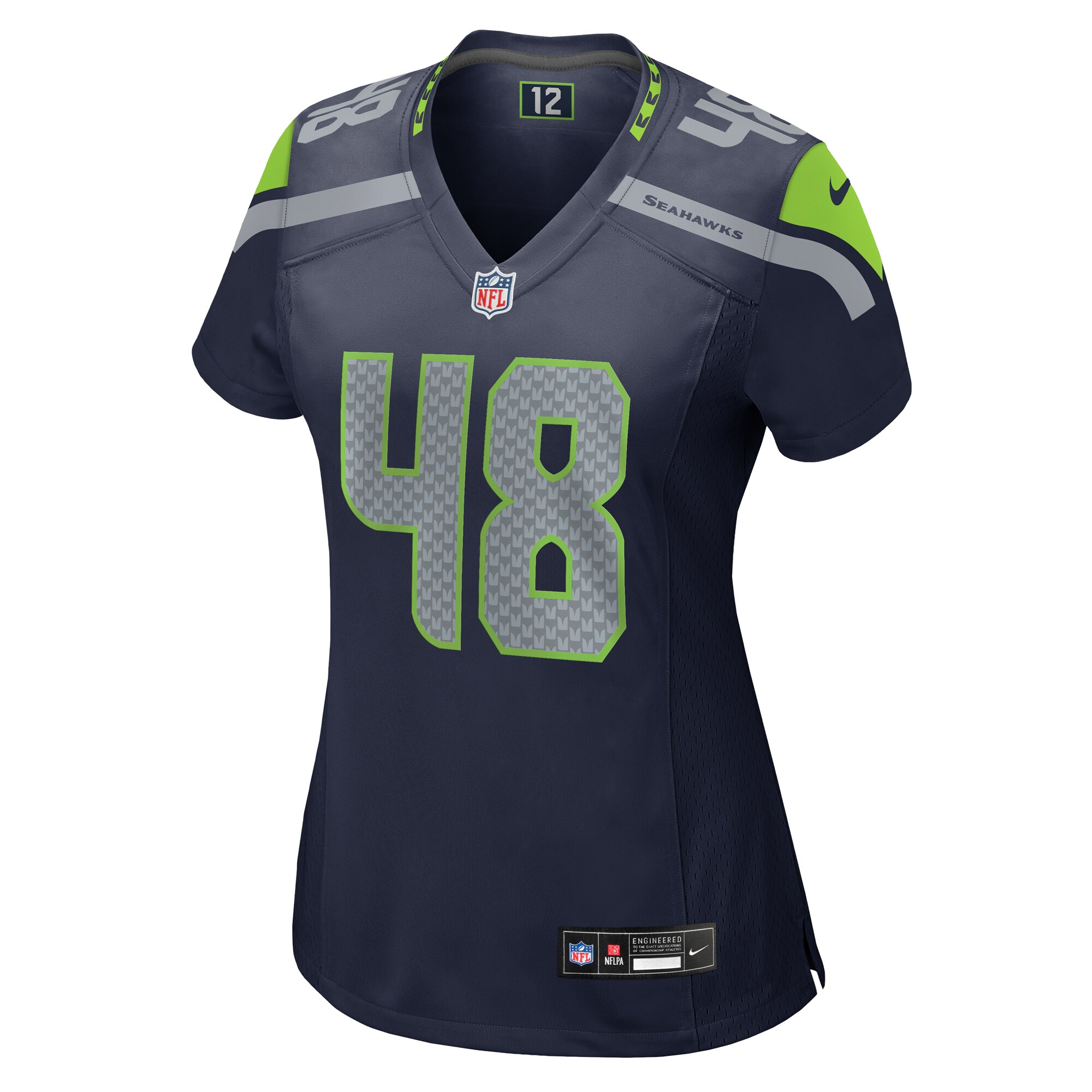Tyrice Knight Seattle Seahawks Nike Women’s Team Game Jersey – College Navy Clowdercats