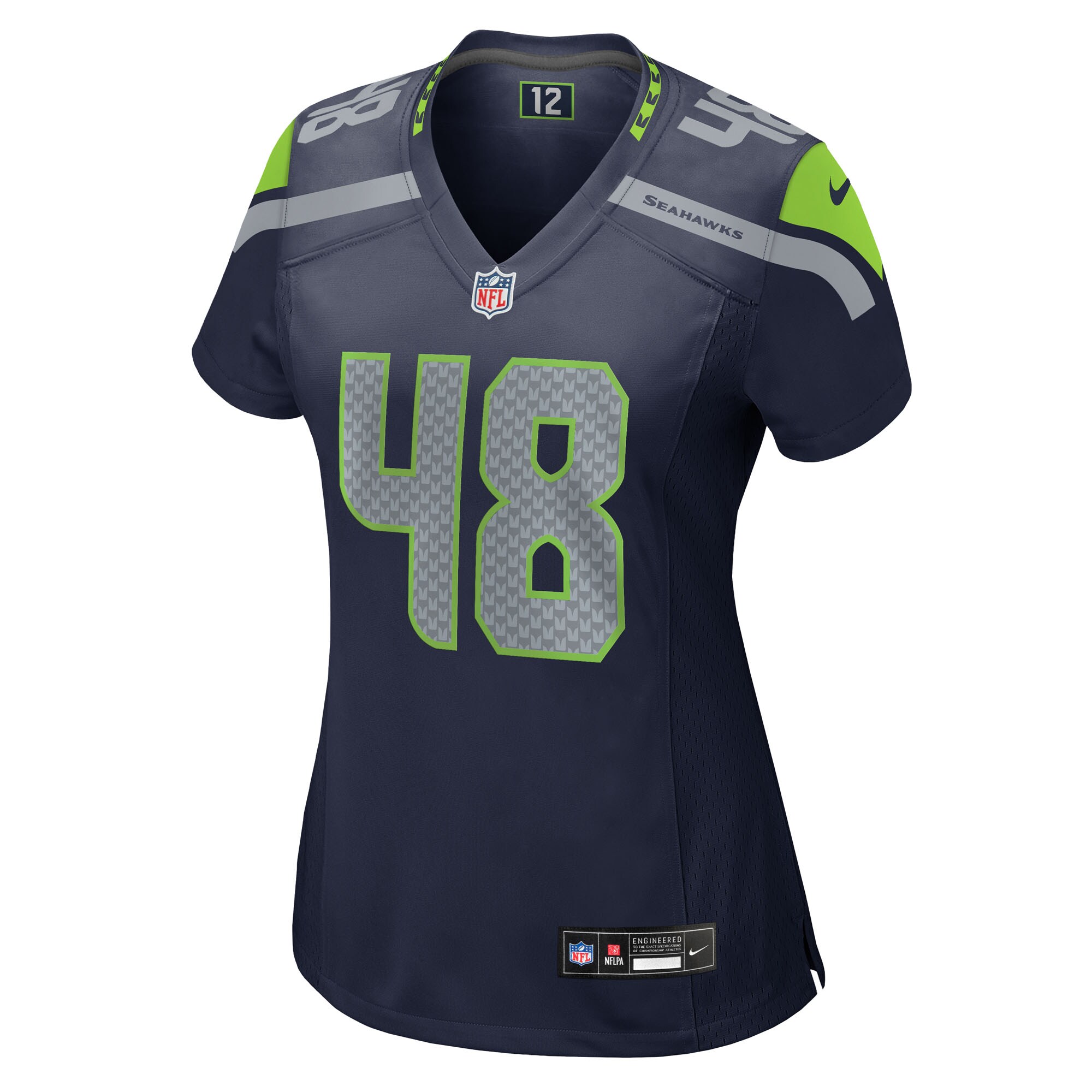 Tyrice Knight Seattle Seahawks Nike Women’s Team Game Jersey – College Navy Clowdercats