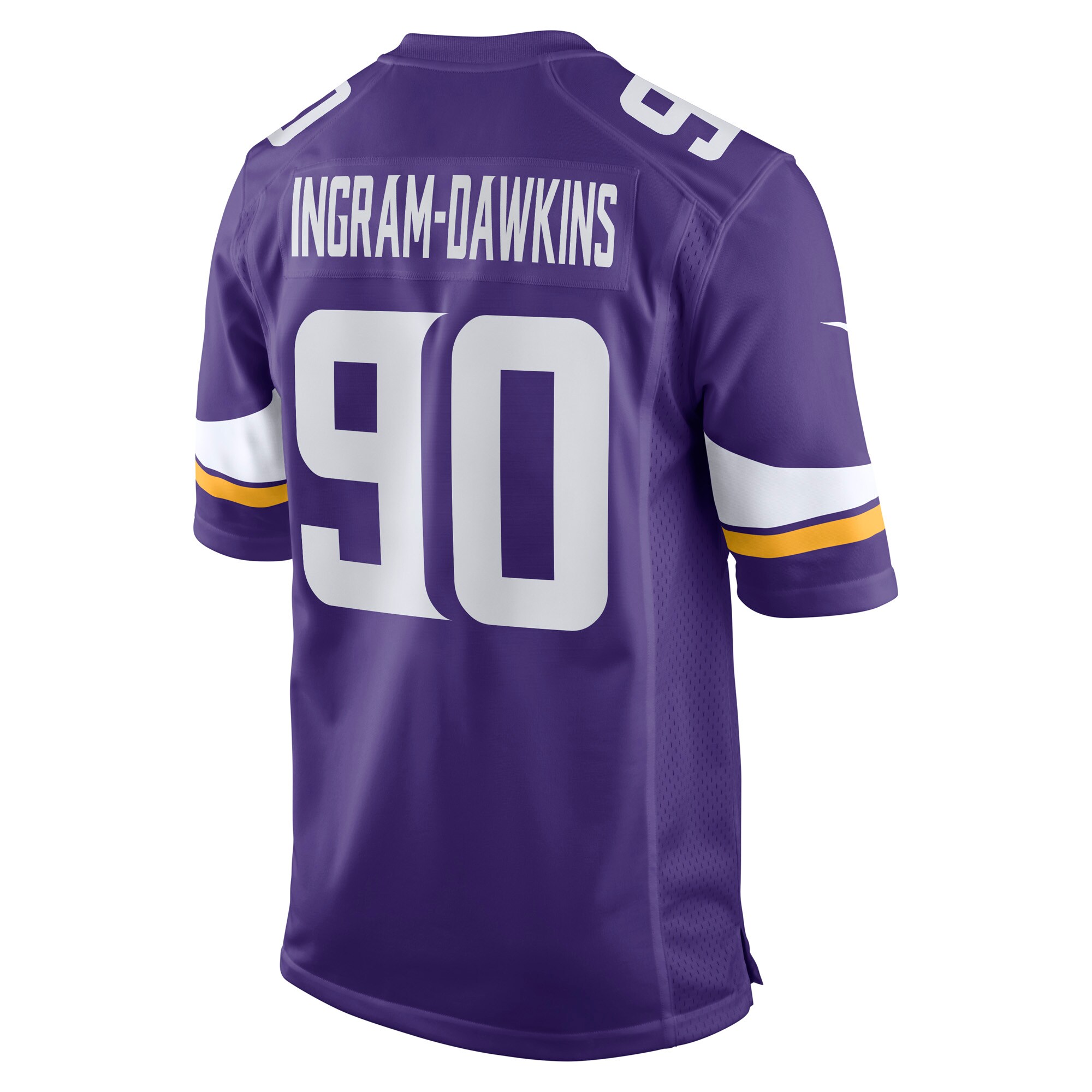 Tyrion Ingram-Dawkins Minnesota Vikings Nike Team Game Jersey – Purple Clowdercats
