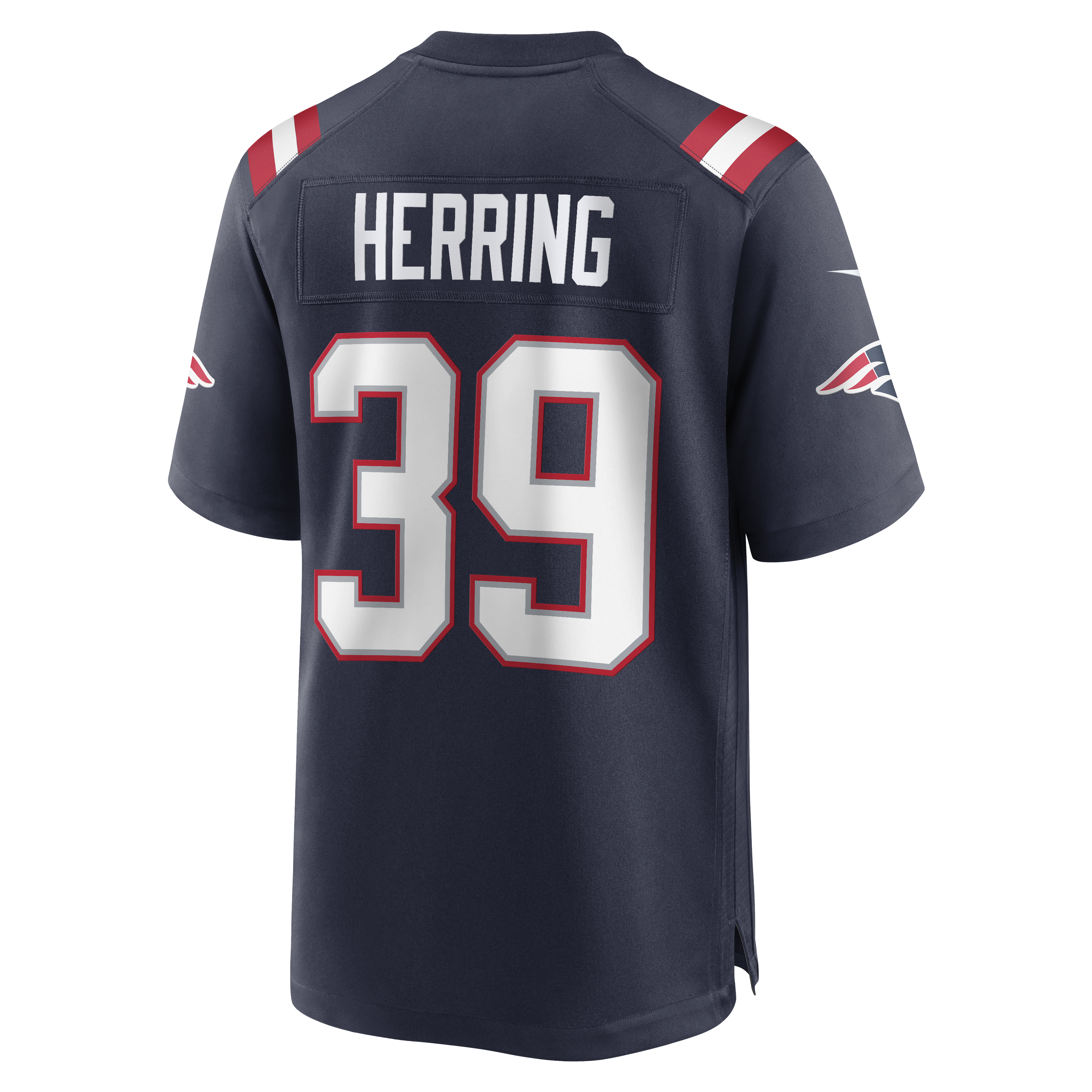 Tyron Herring New England Patriots Nike Team Game Jersey – Navy Clowdercats