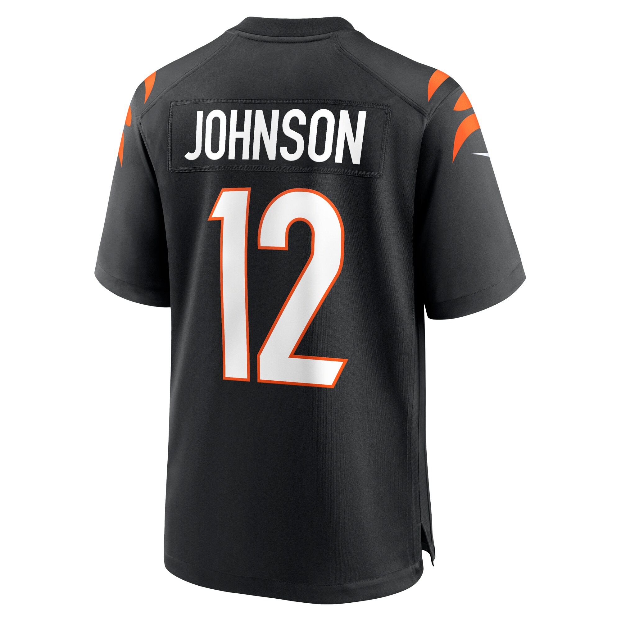 Tyron Johnson Cincinnati Bengals Nike Home Game Player Jersey – Black Clowdercats