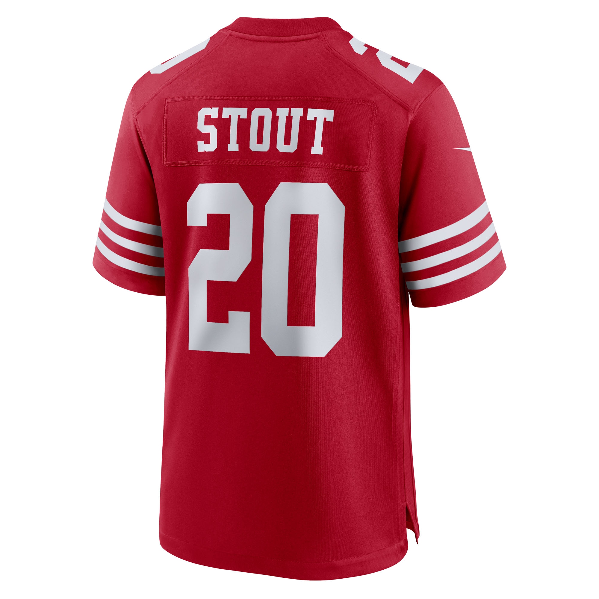 Upton Stout San Francisco 49ers Nike Team Game Jersey – Scarlet Clowdercats