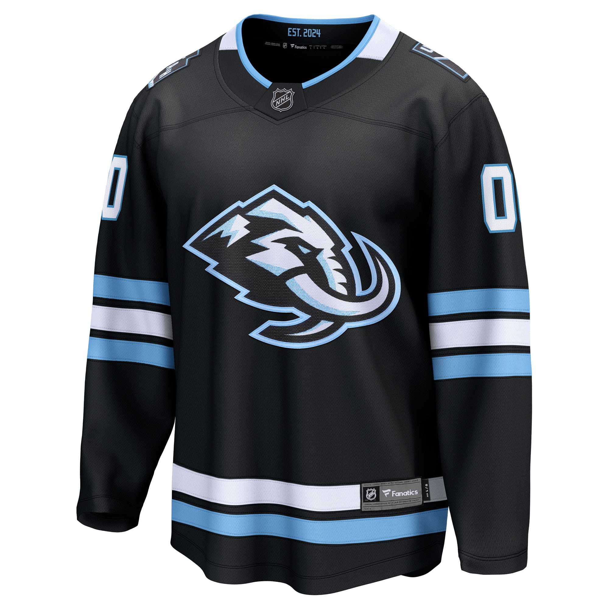Utah Mammoth Fanatics Home Breakaway Custom Jersey – Black Clowdercats