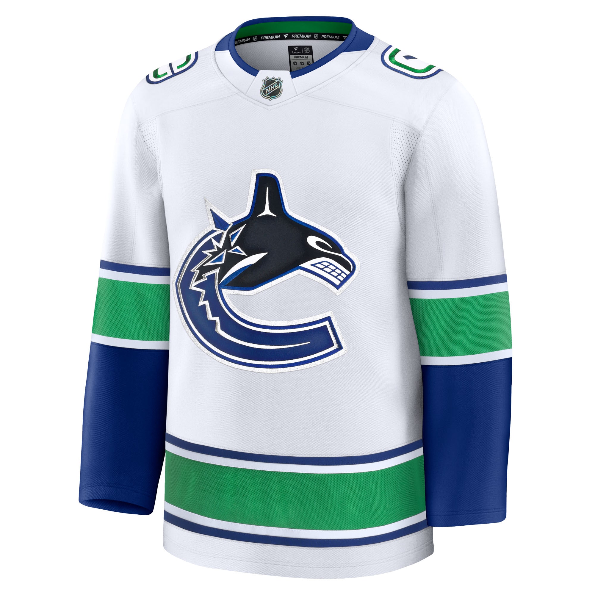 Vancouver Canucks Fanatics Away Premium Jersey – White Clowdercats