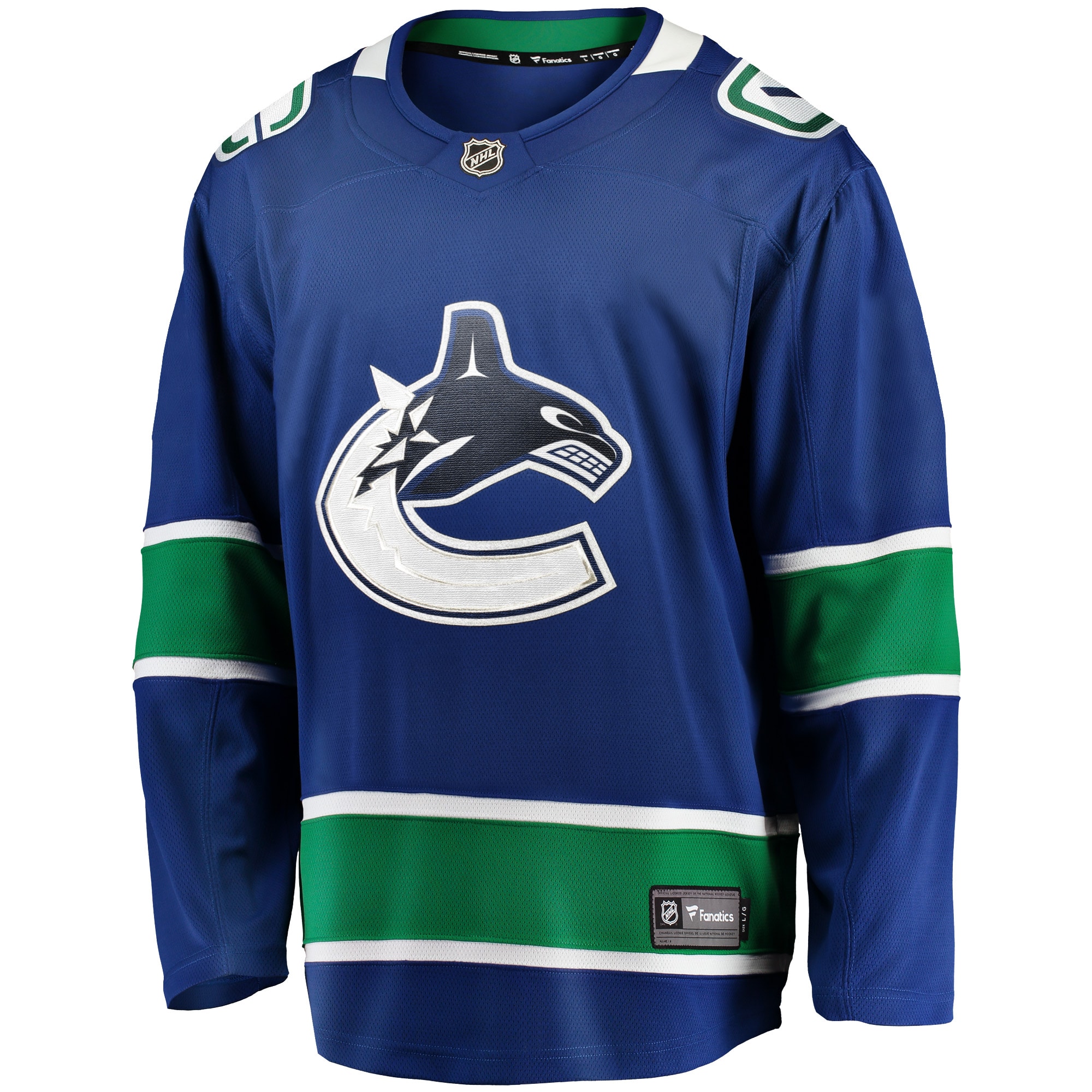 Vancouver Canucks Fanatics Home Team Breakaway Jersey – Blue Clowdercats