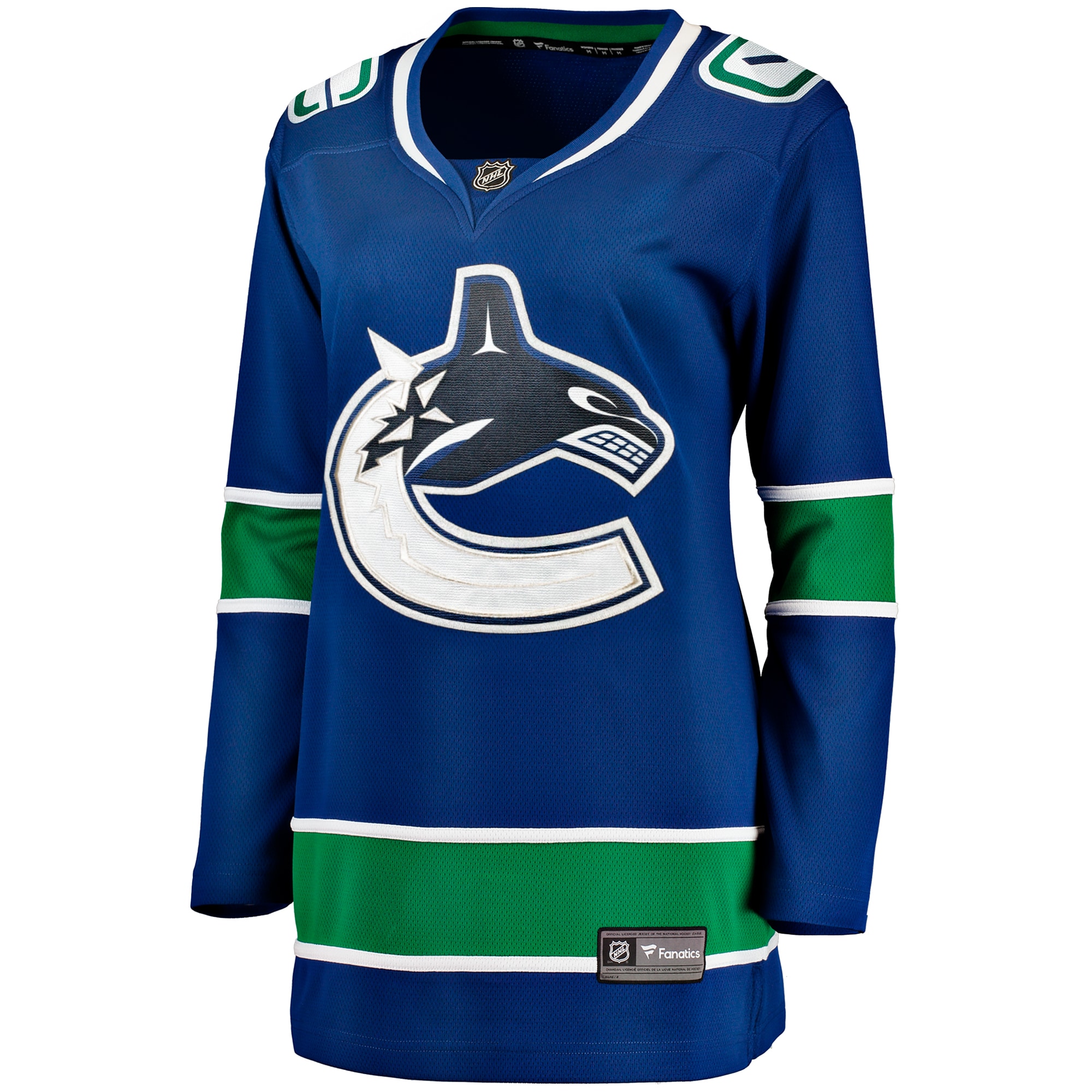 Vancouver Canucks Fanatics Women’s Premier Breakaway Jersey – Blue Clowdercats