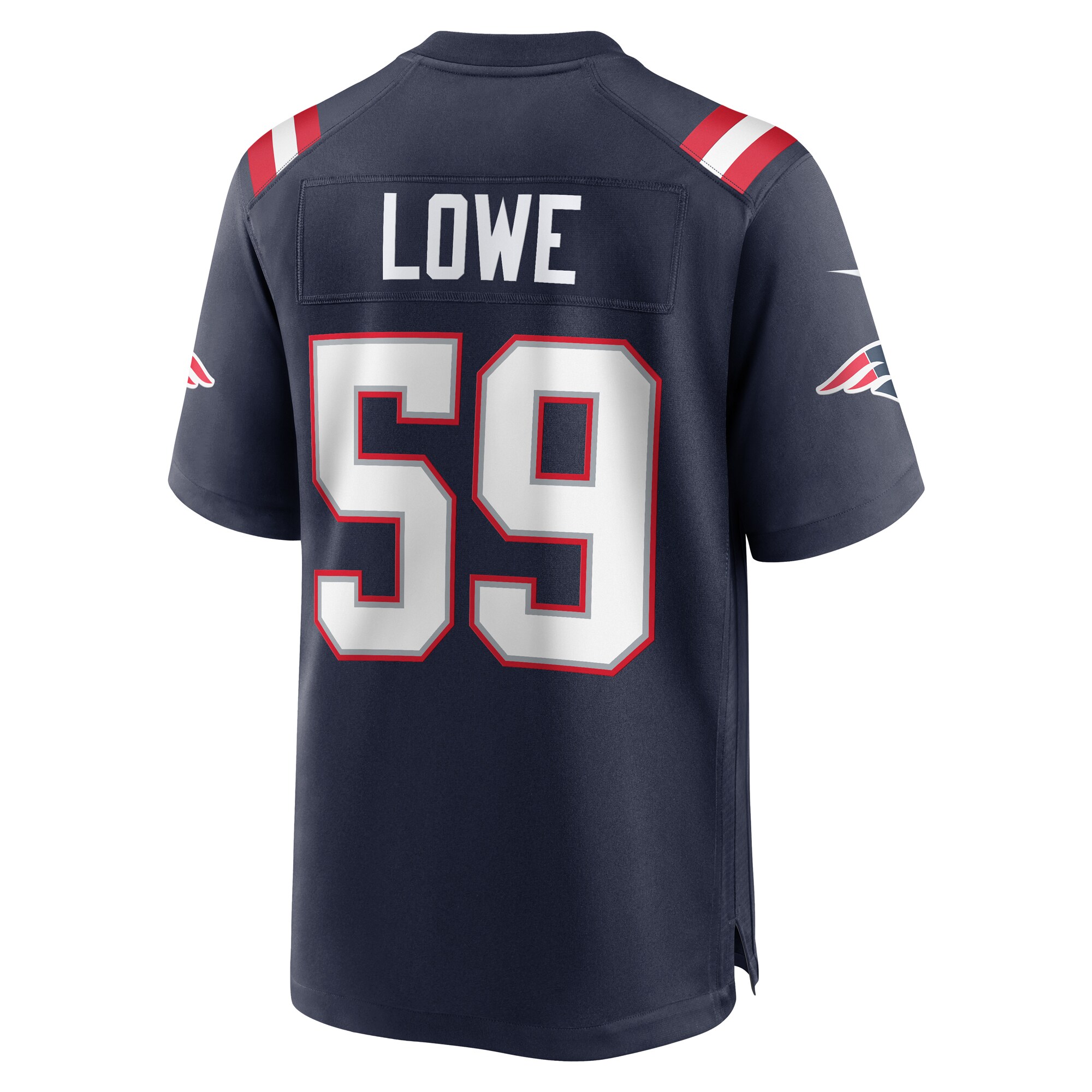Vederian Lowe New England Patriots Nike Team Game Jersey – Navy Clowdercats