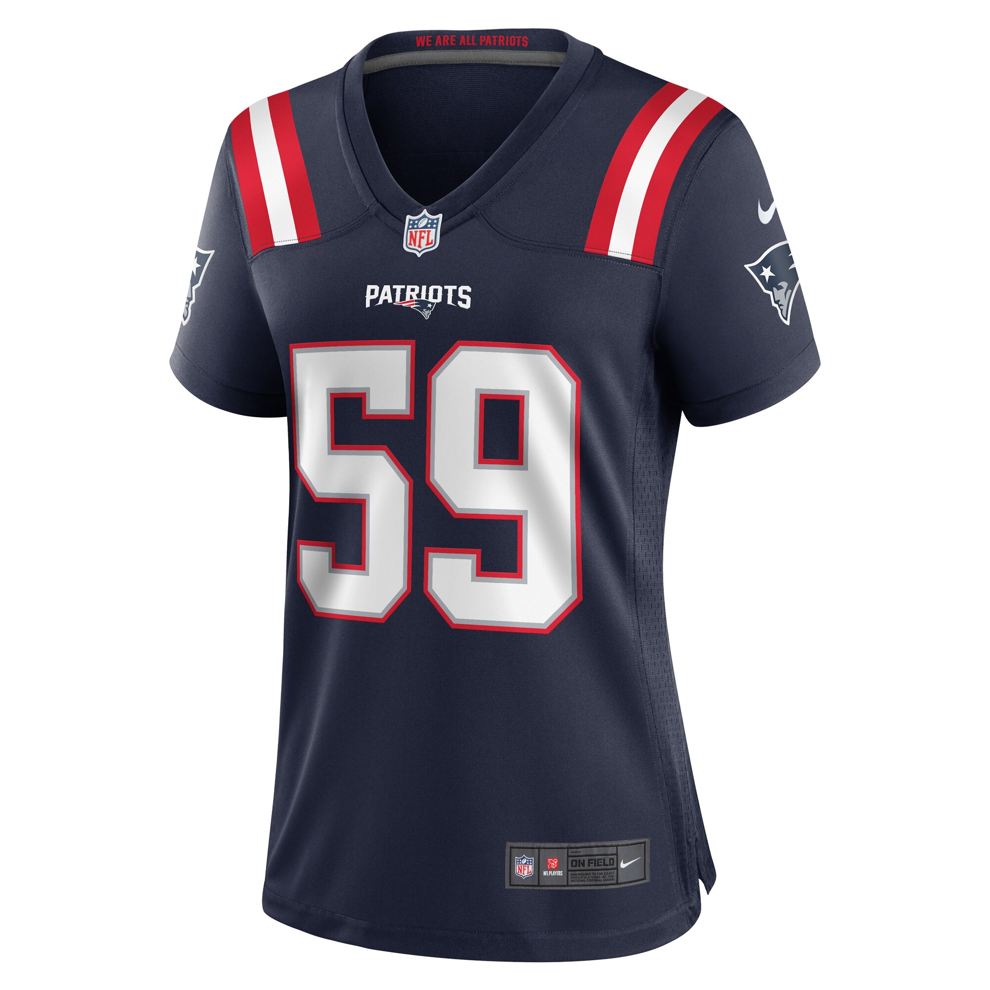 Vederian Lowe New England Patriots Nike Women’s Game Jersey – Navy Clowdercats