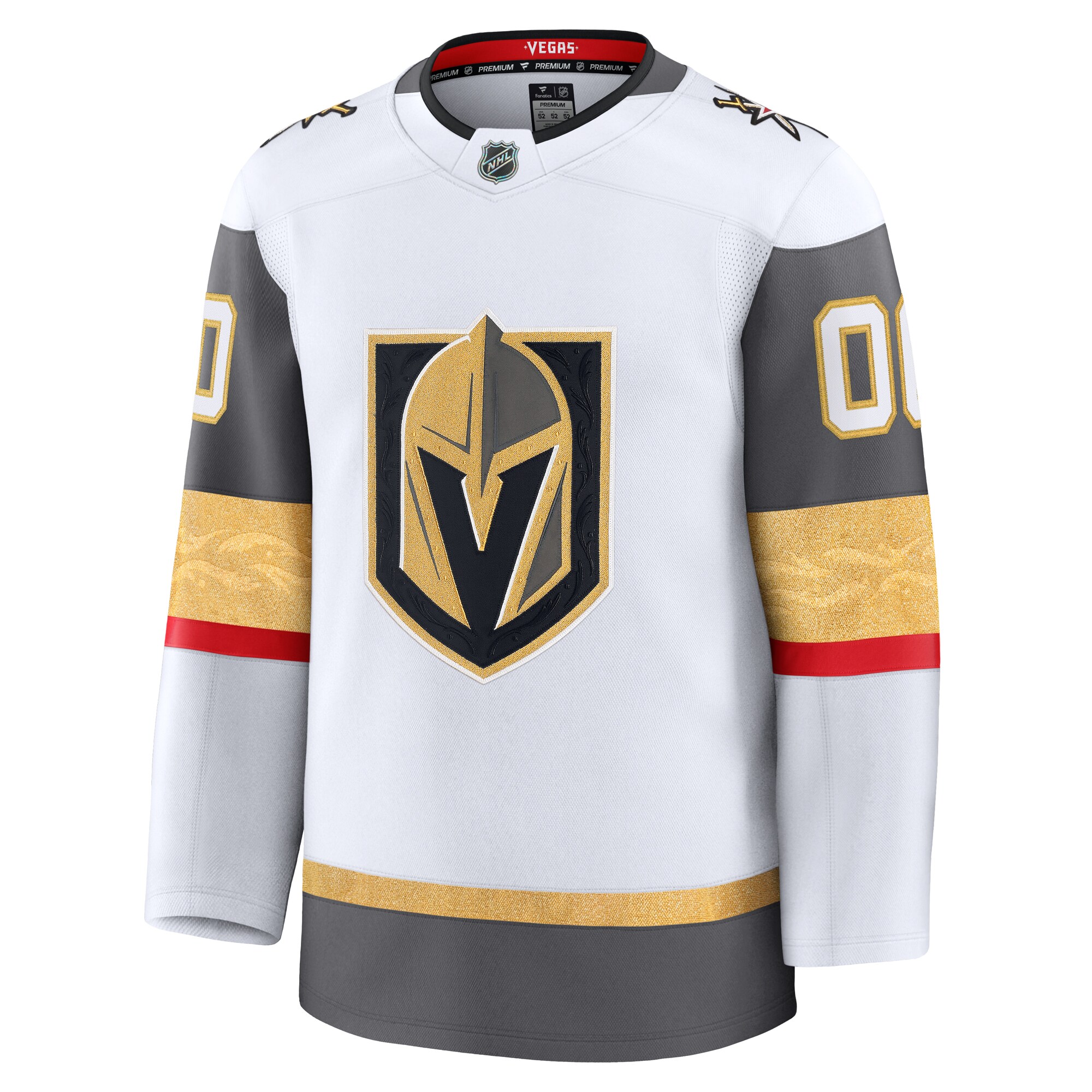 Vegas Golden Knights Fanatics Away Premium Custom Jersey – White Clowdercats