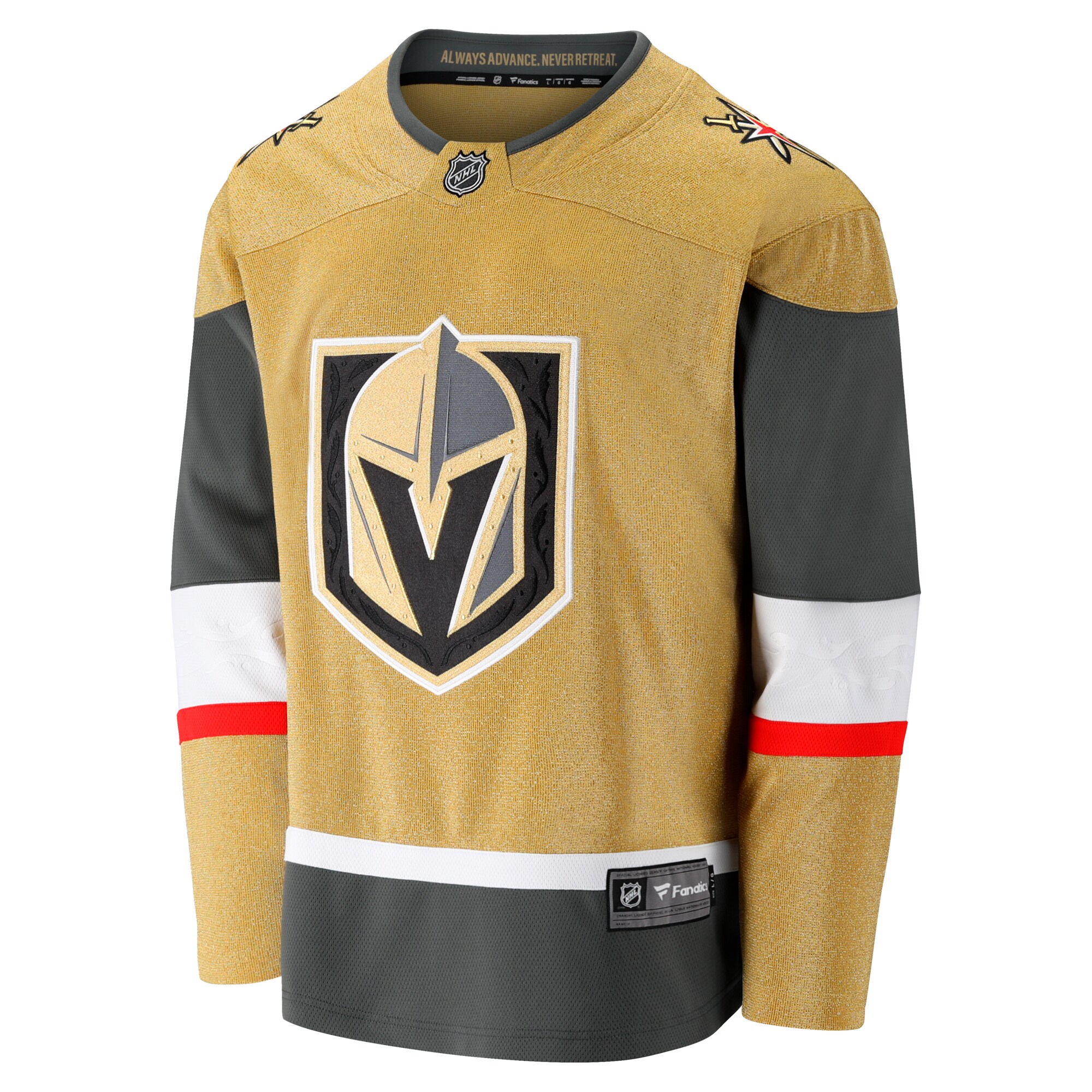 Vegas Golden Knights Fanatics Home Breakaway Jersey – Gold Clowdercats