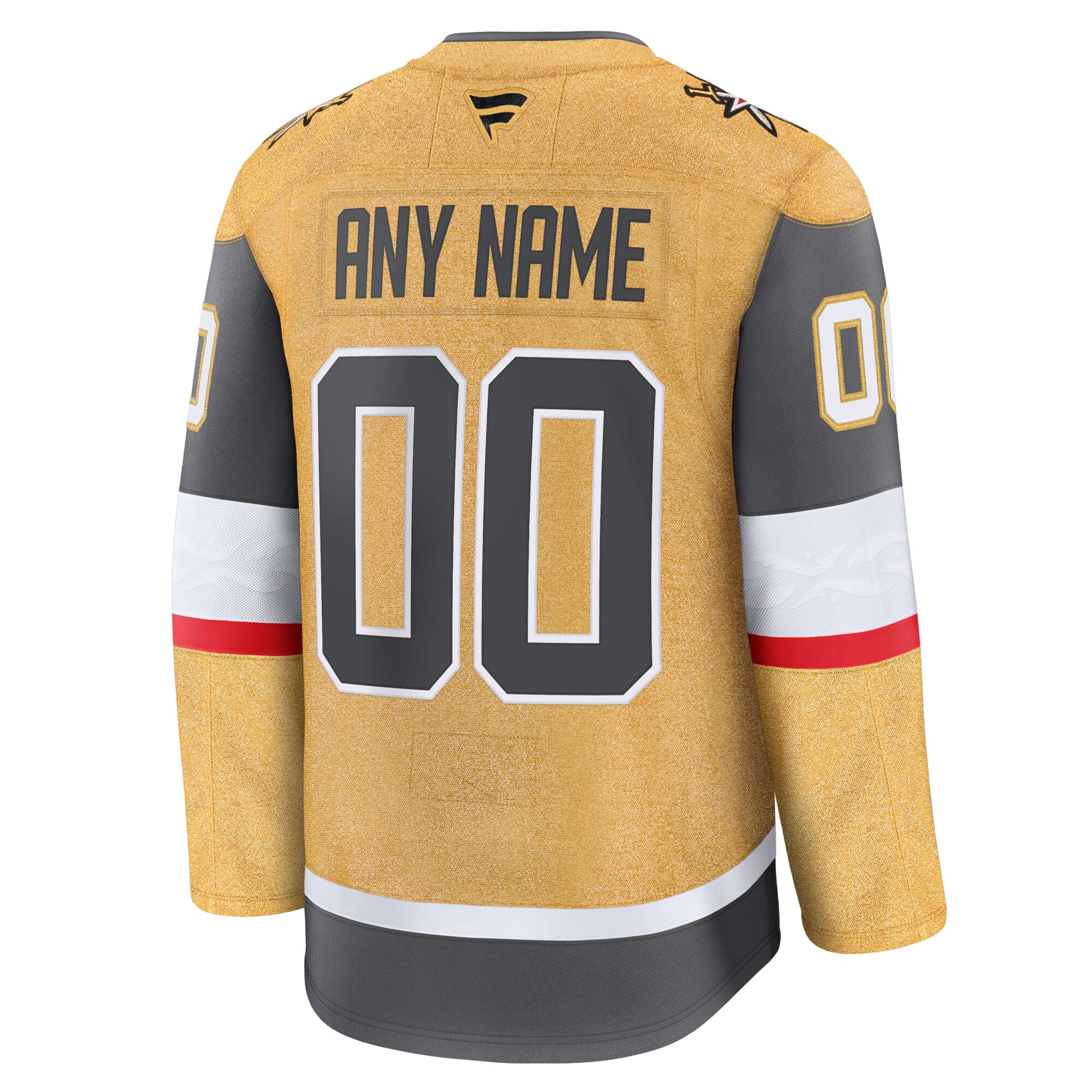 Vegas Golden Knights Fanatics Home Premium Custom Jersey – Gold Clowdercats