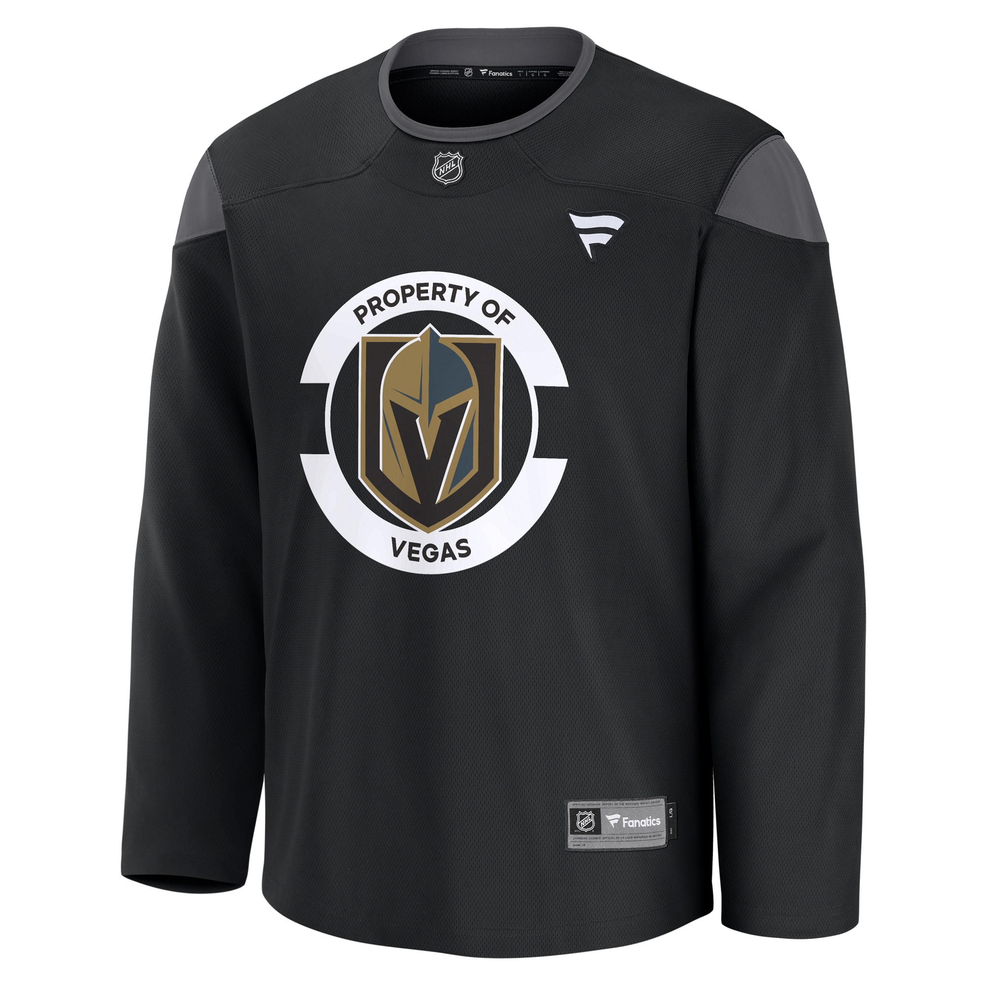 Vegas Golden Knights Fanatics Practice Jersey – Black Clowdercats