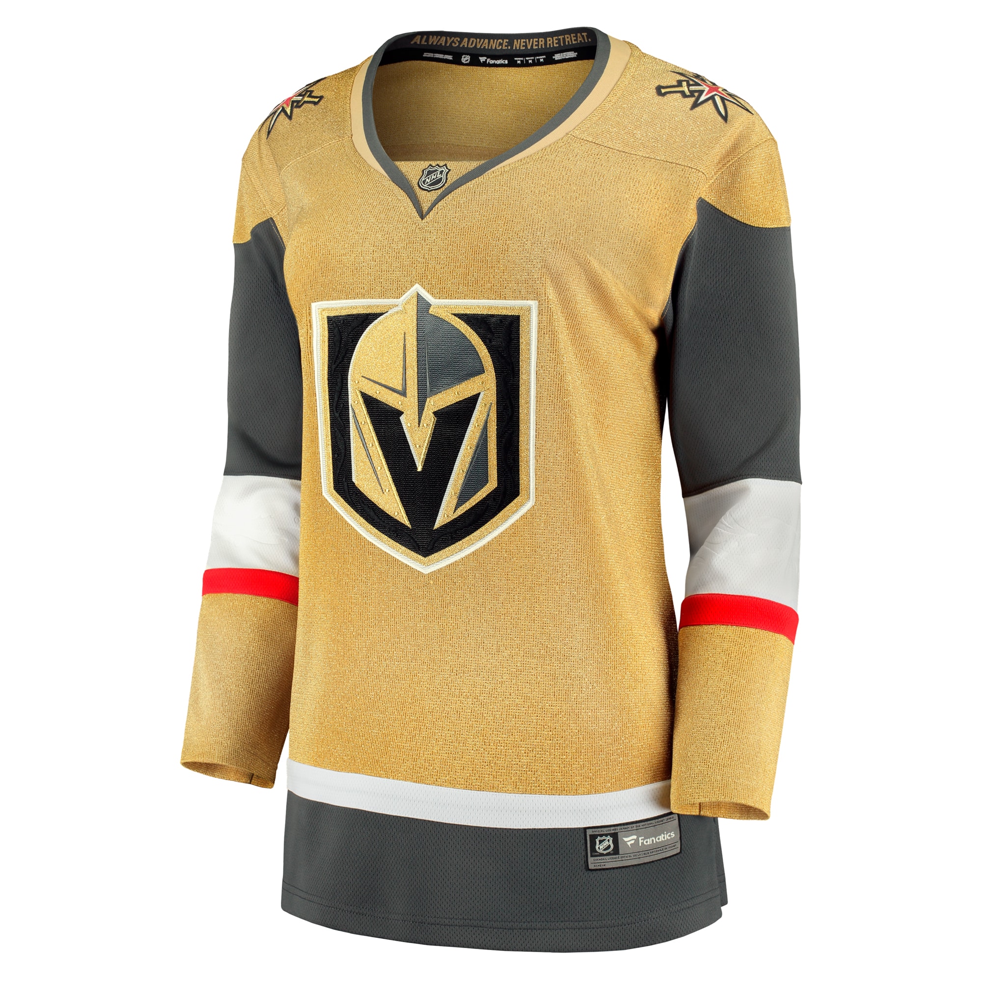 Vegas Golden Knights Fanatics Women’s Home Breakaway Jersey – Gold Clowdercats