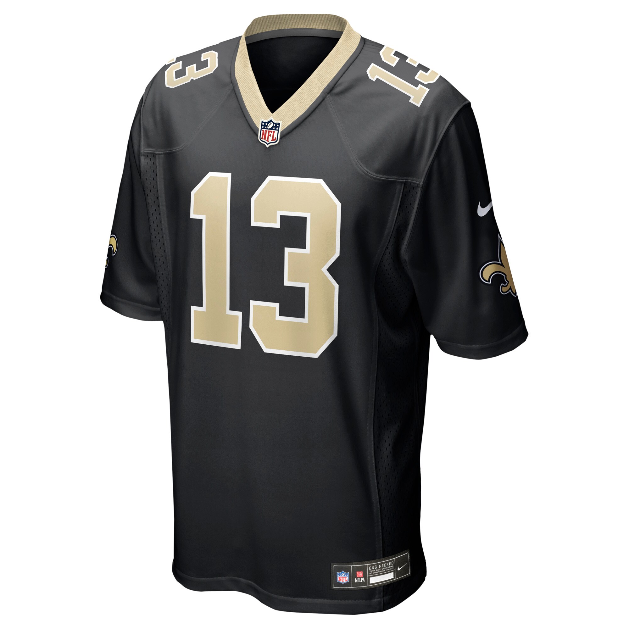 Velus Jones Jr. New Orleans Saints Nike Team Game Jersey – Black Clowdercats