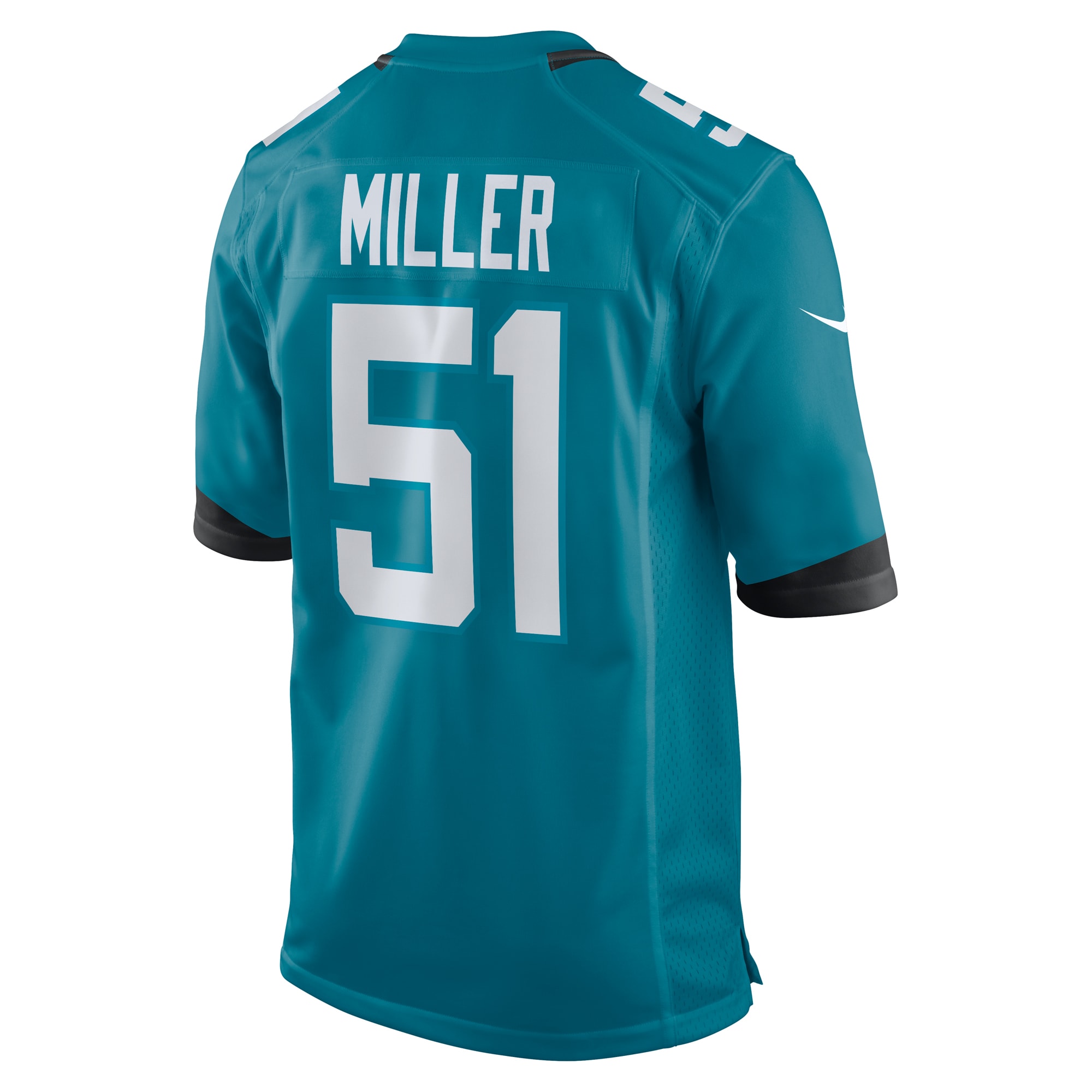 Ventrell Miller Jacksonville Jaguars Nike Game Jersey – Teal Clowdercats