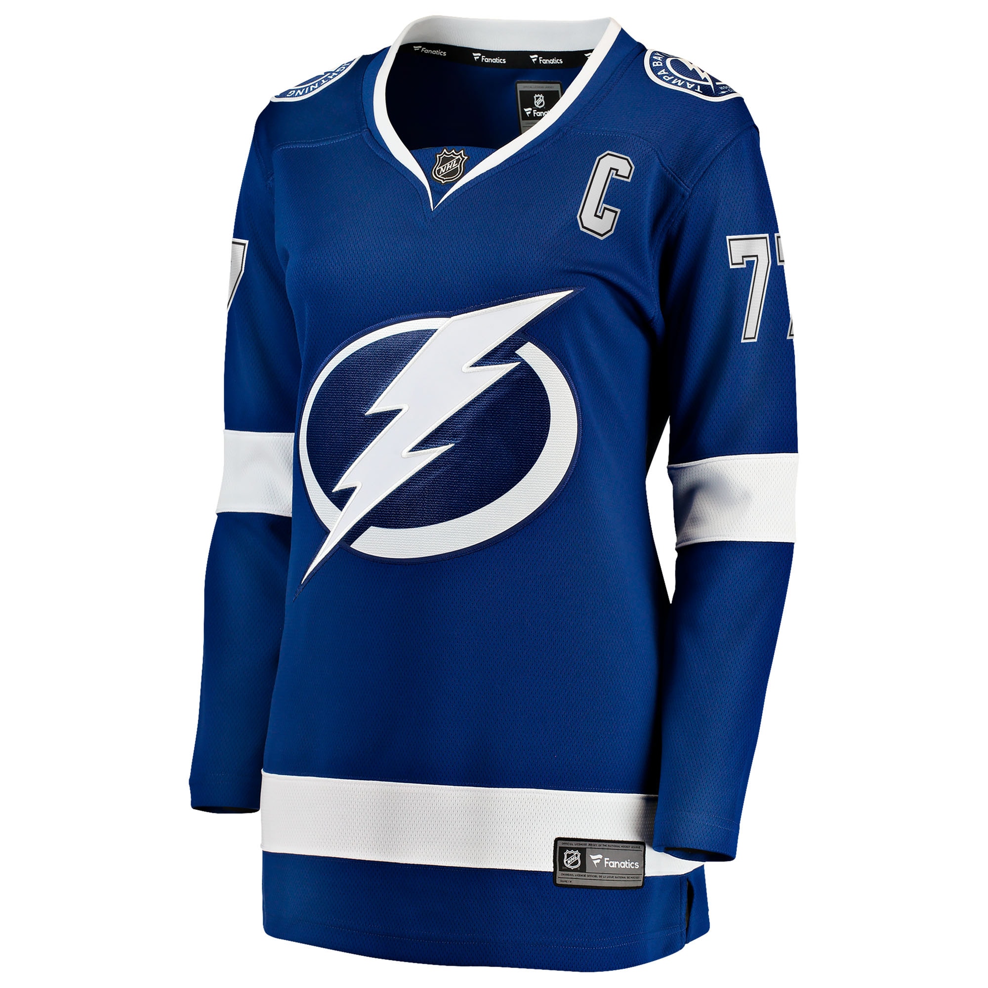 Victor Hedman Tampa Bay Lightning Fanatics Women’s Home Captain Patch Breakaway Jersey – Blue Clowdercats