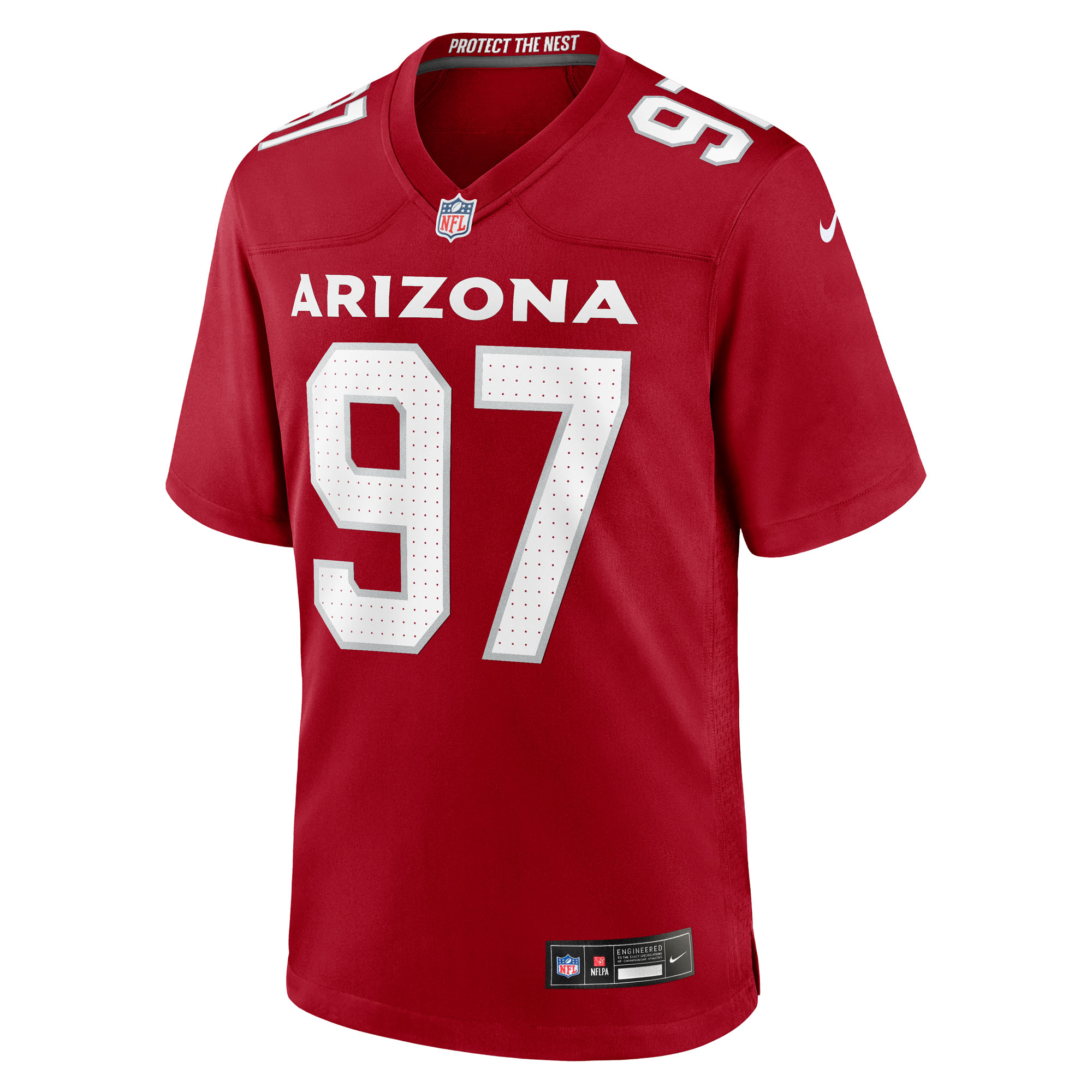 Walter Nolen Arizona Cardinals Nike 2025 NFL Draft First Round Pick Game Jersey – Cardinal Clowdercats