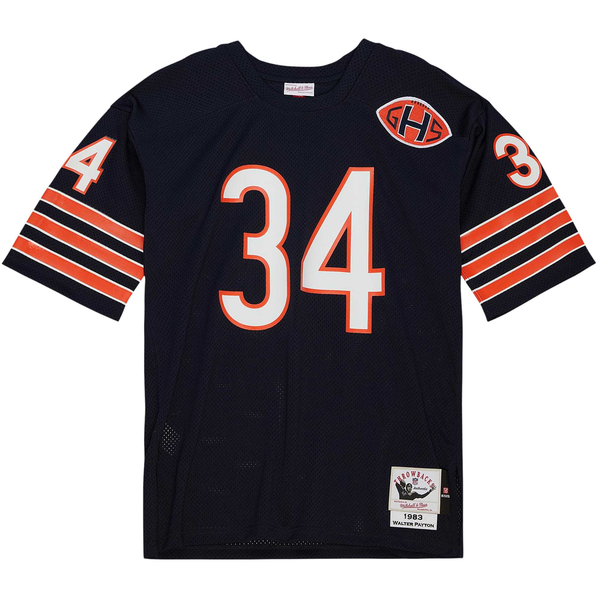 Walter Payton Chicago Bears 1983 Mitchell & Ness Authentic Throwback Retired Player Jersey – Navy Clowdercats