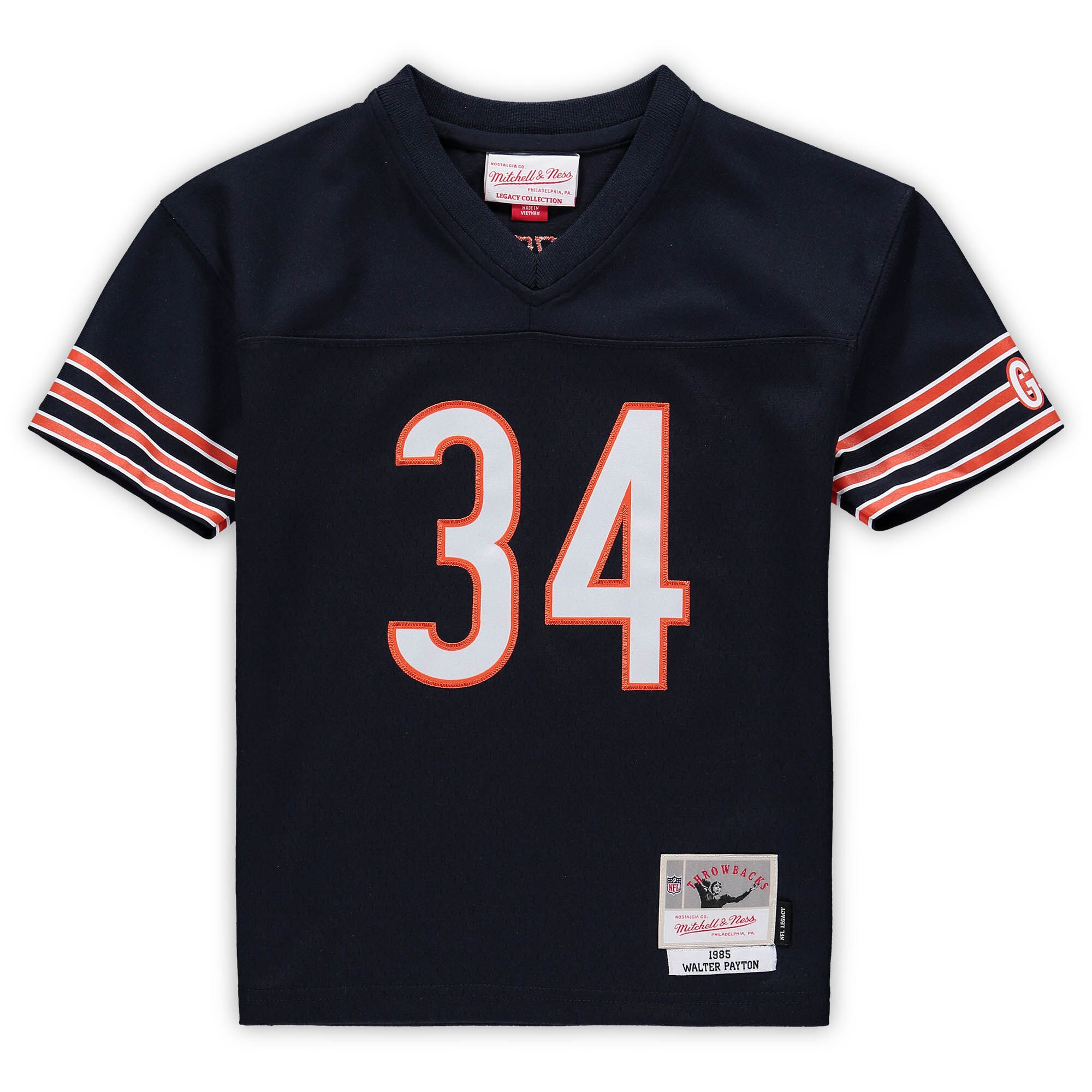 Walter Payton Chicago Bears Mitchell & Ness Male Preschool Retired Legacy Jersey – Navy Clowdercats