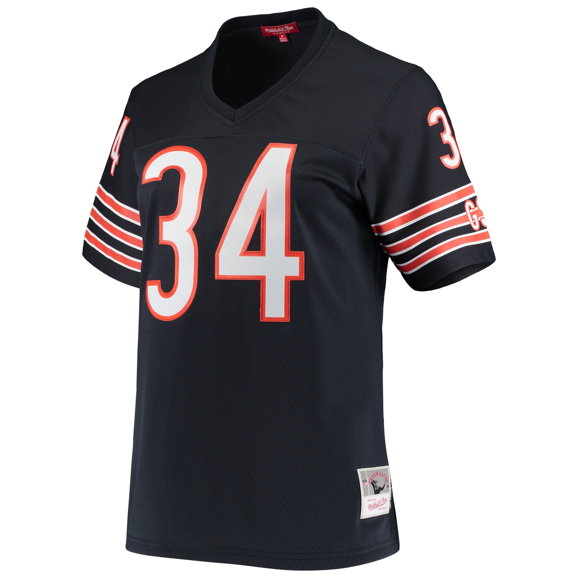 Walter Payton Chicago Bears Mitchell & Ness Women’s 1985 Legacy Replica Jersey – Navy Clowdercats