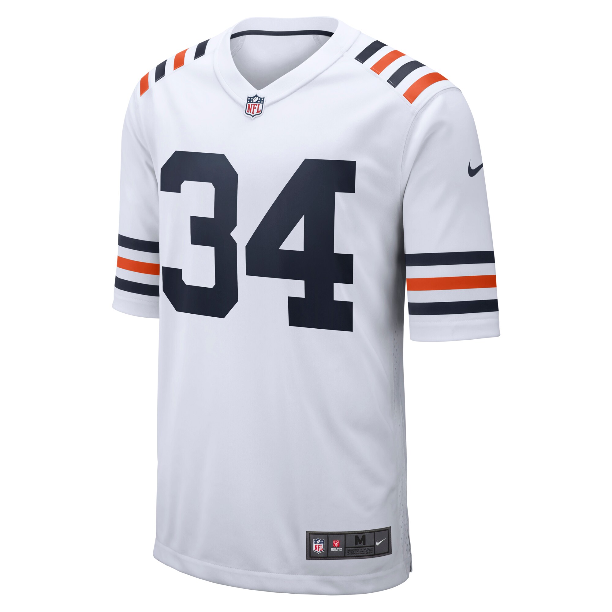 Walter Payton Chicago Bears Nike Retired Player Alternate Game Jersey – White Clowdercats