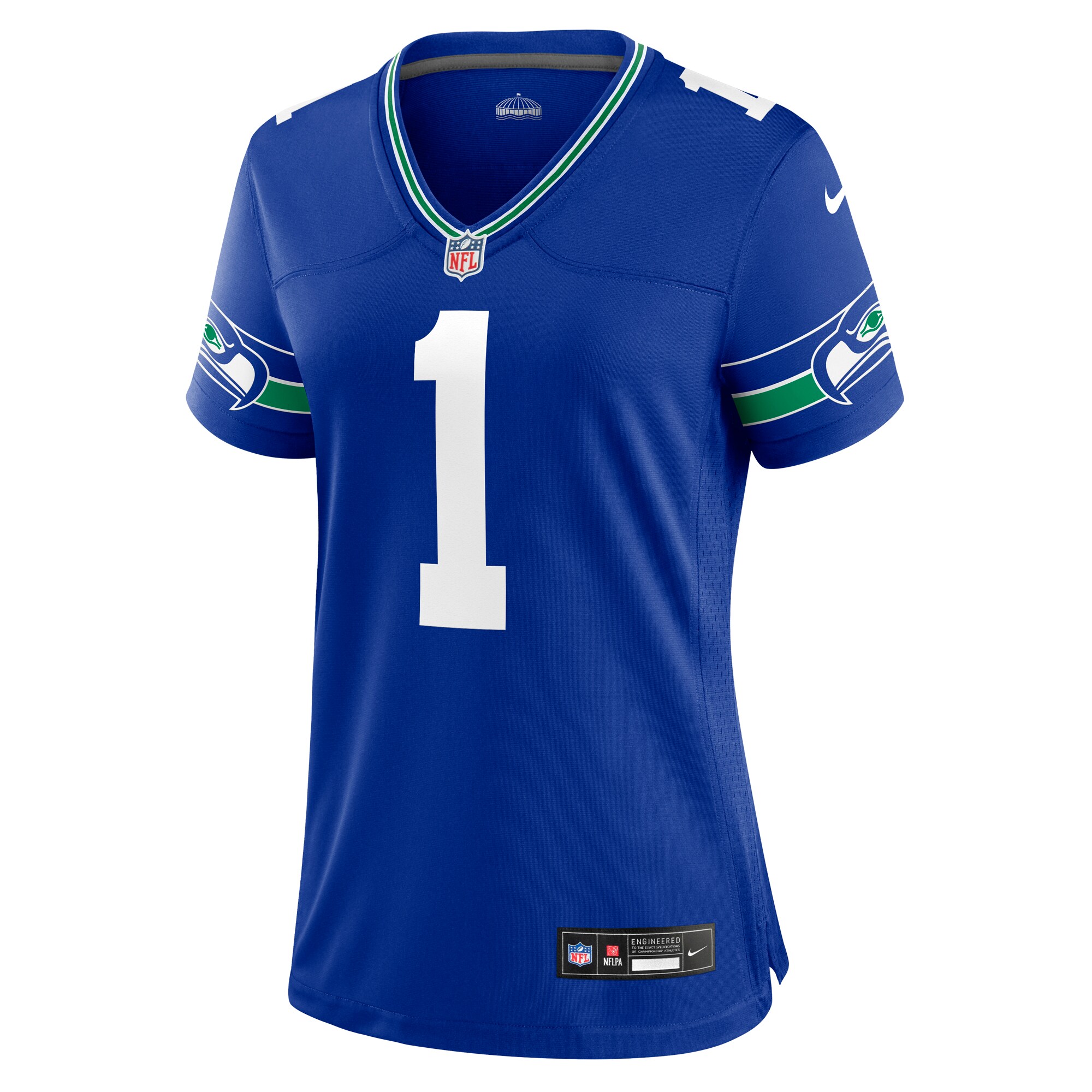 Warren Moon Seattle Seahawks Nike Women’s Throwback Retired Player Game Jersey – Royal Clowdercats