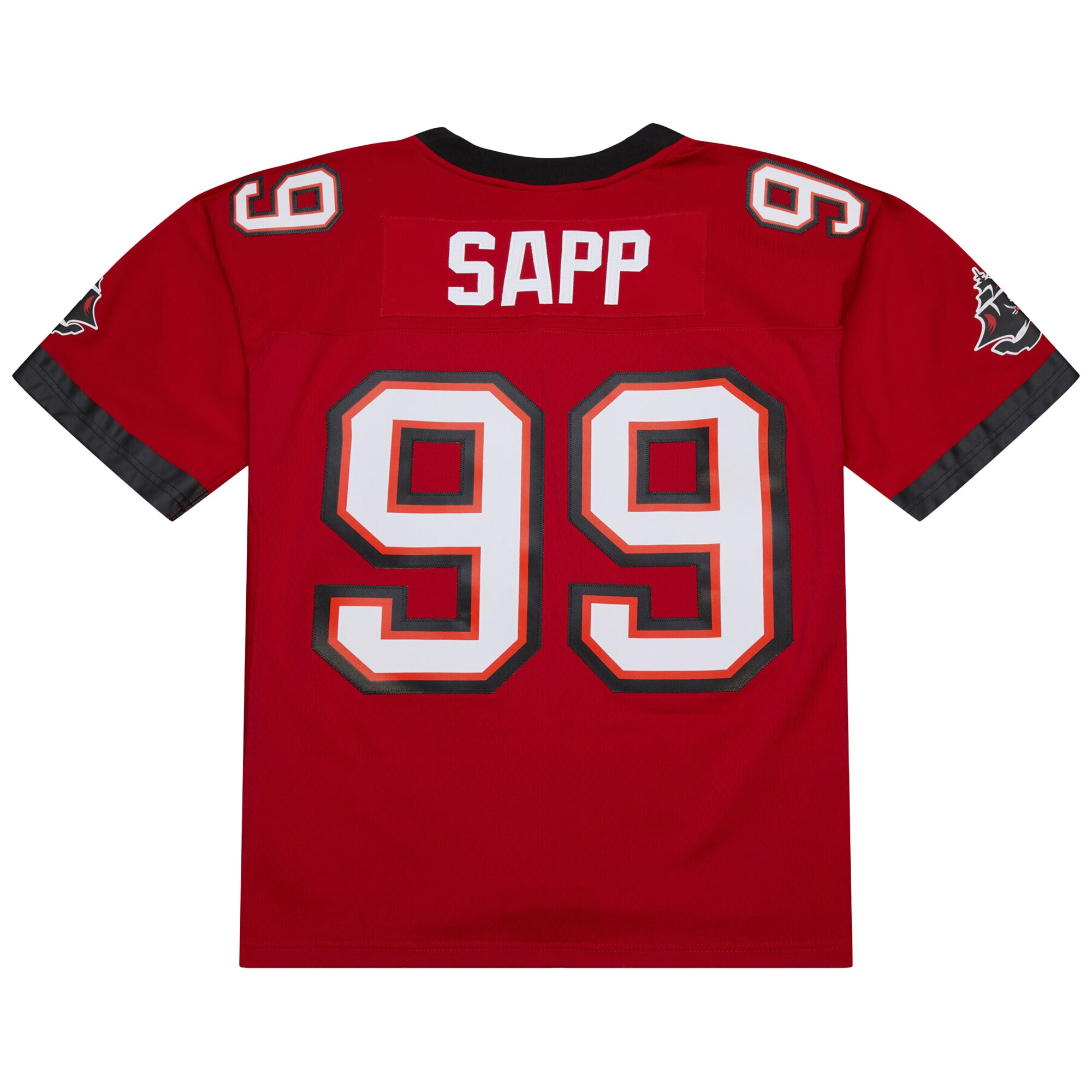 Warren Sapp Tampa Bay Buccaneers Mitchell & Ness 2002 Legacy Replica Jersey – Red Clowdercats